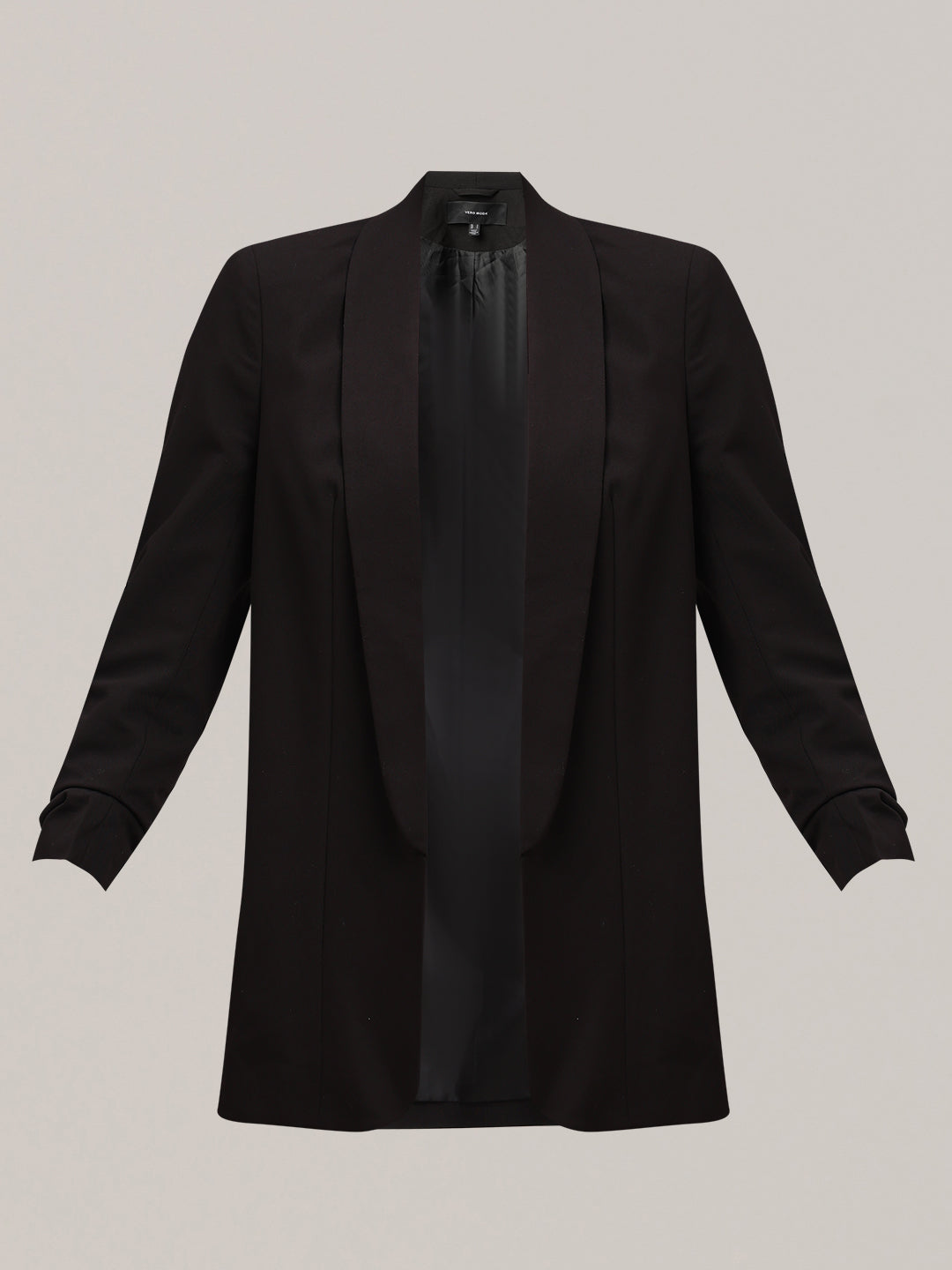 Black Longline Tailored Blazer