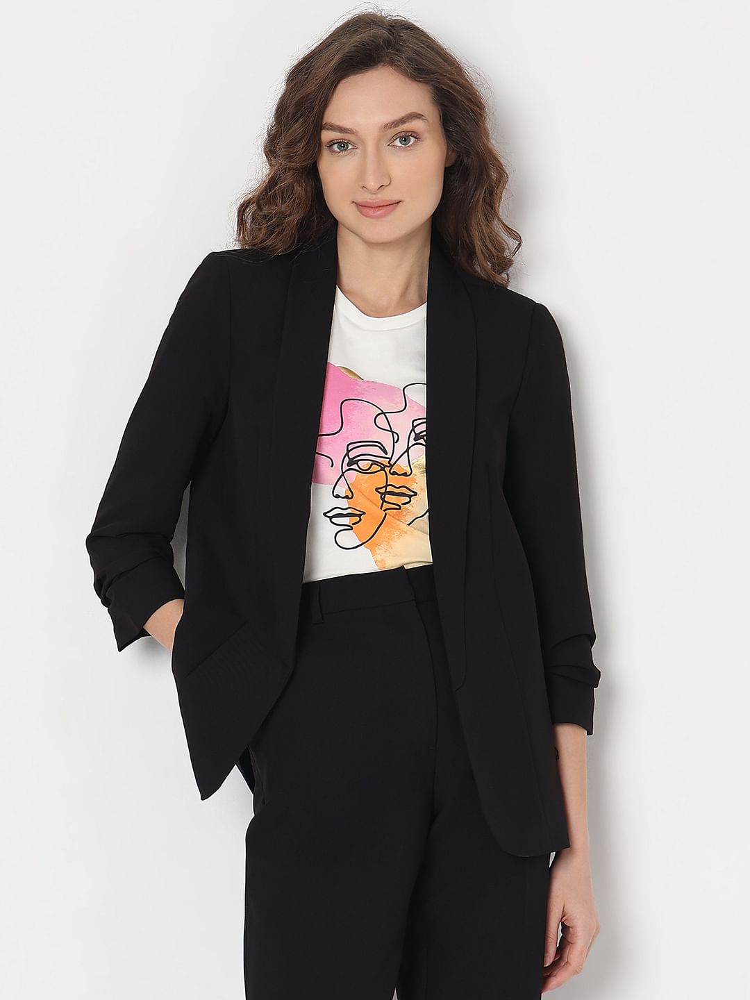 Black Tailored Co-Ord Set Blazer