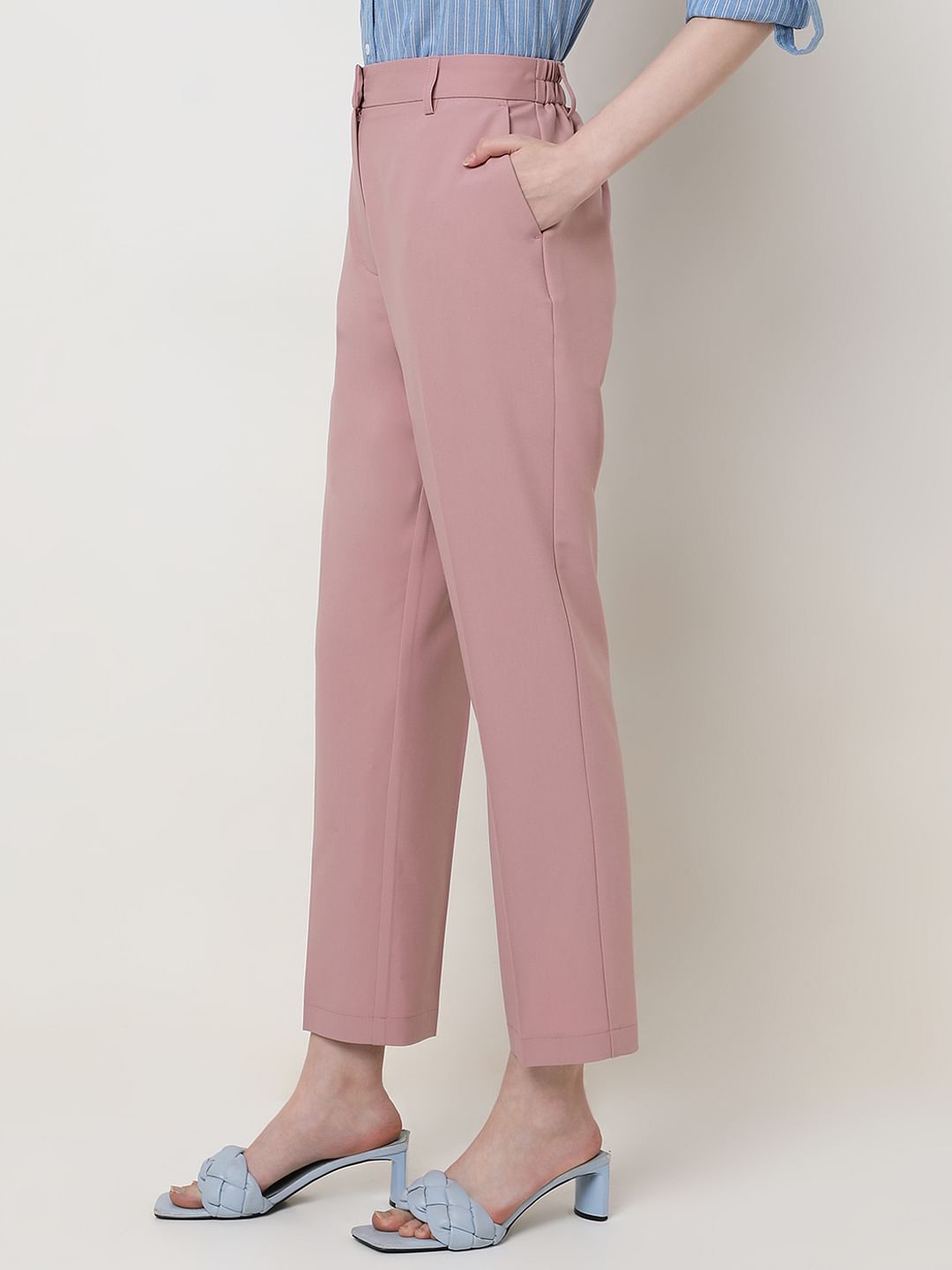 Pink Tailored Co-Ord Set Trousers
