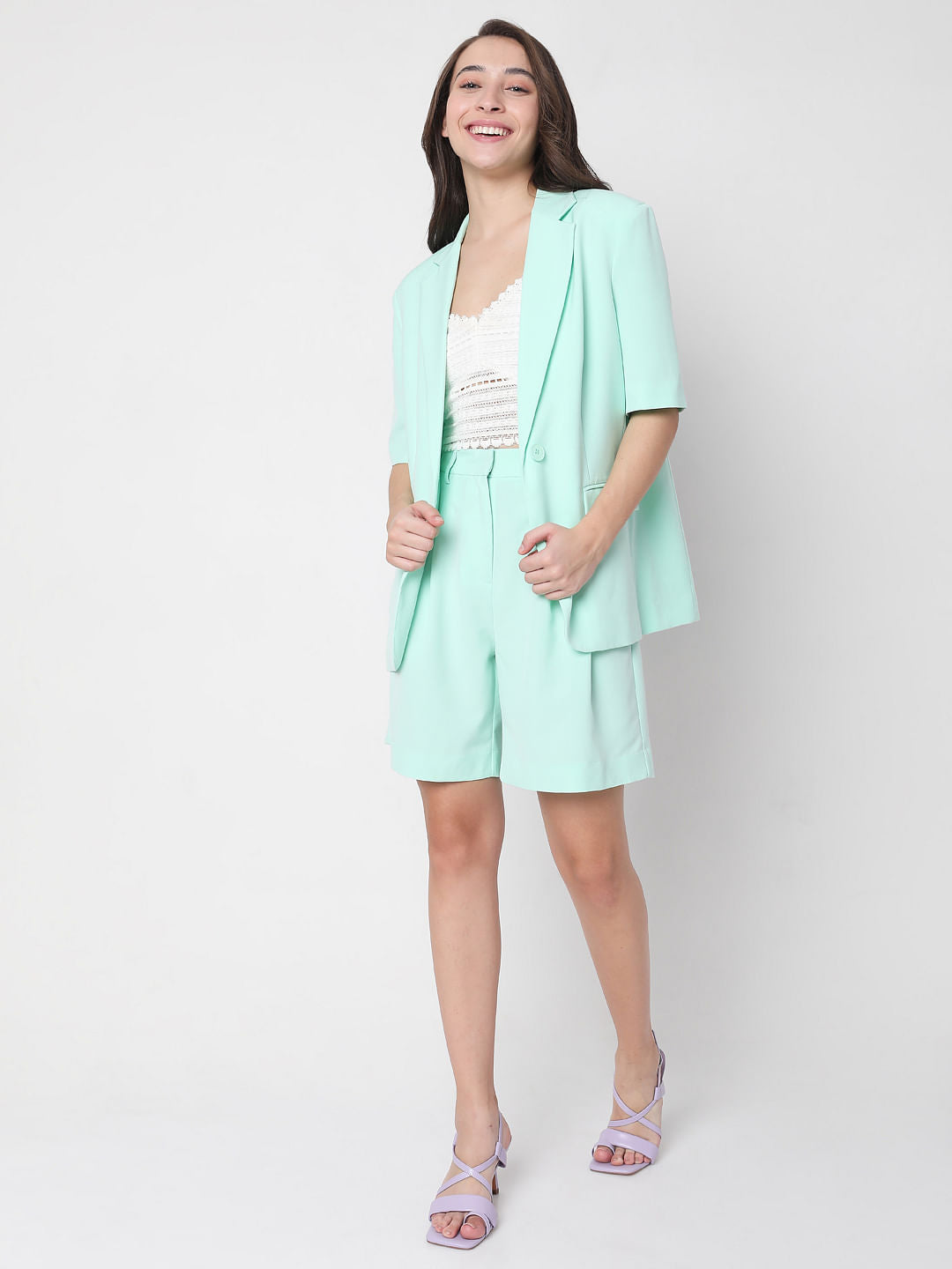 Green Co-Ord Blazer