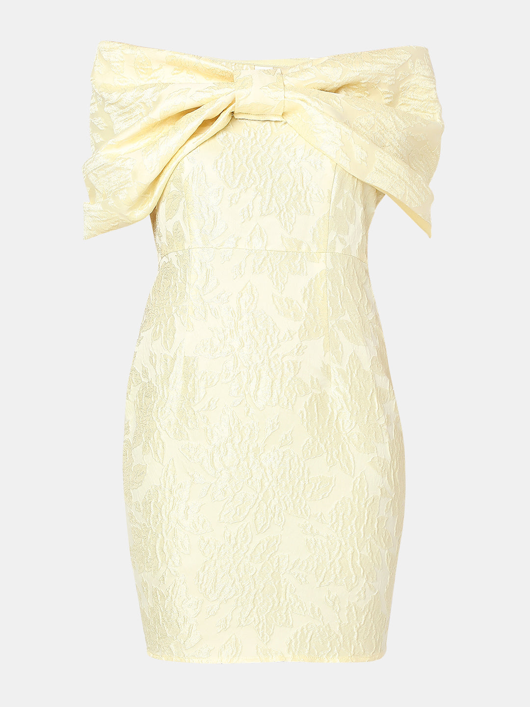 Bow Detail Off-Shoulder Dress