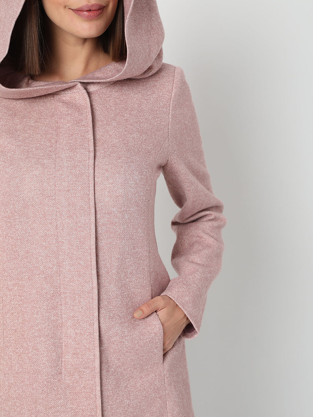 Pink Hooded Coat