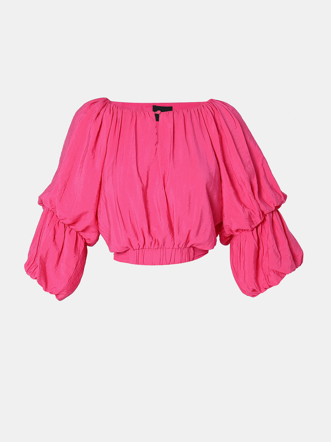 Marquee Pink Voluminous Sleeves Co-Ord Set Top