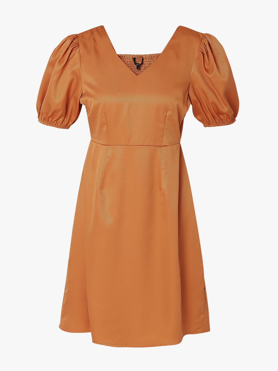 Orange Mini Dress