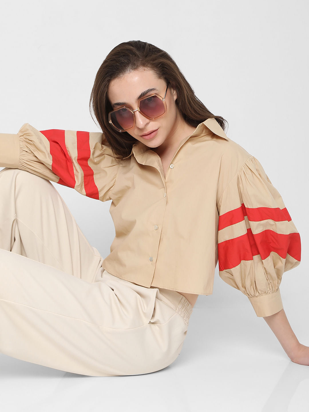 Puff Sleeves Top - XS