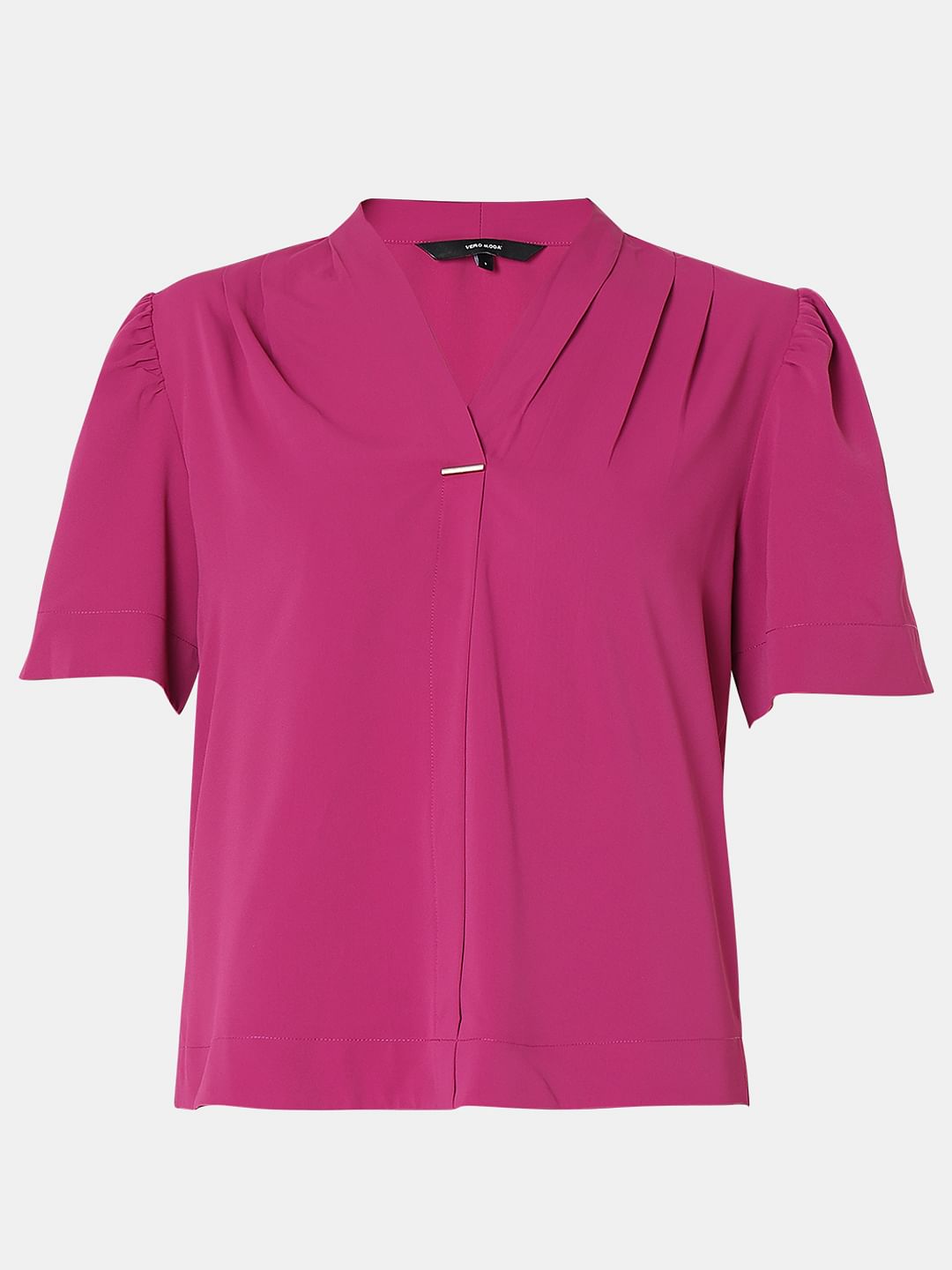 Deep Orchid V-Neck Top
