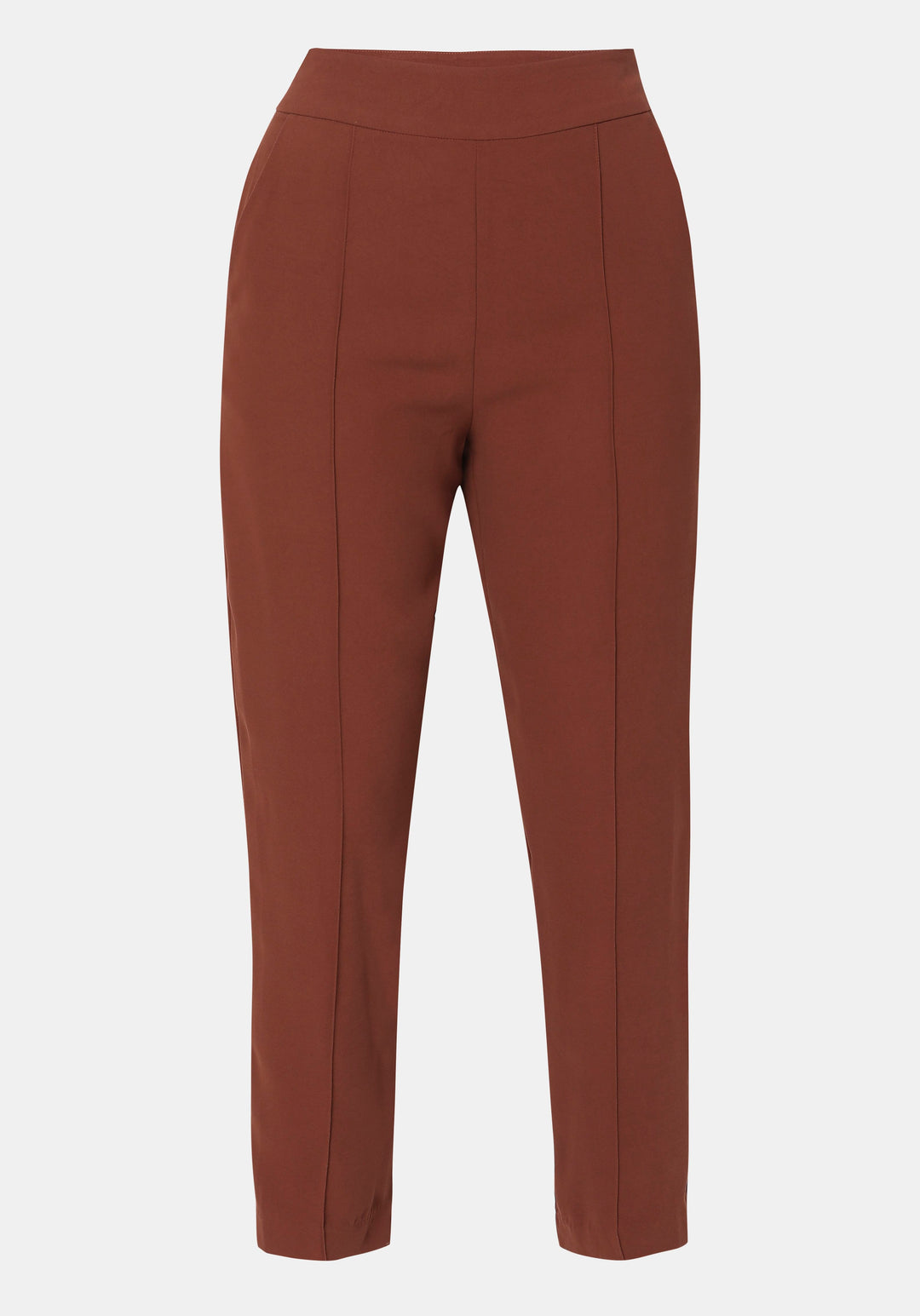 Brown High Rise Pants