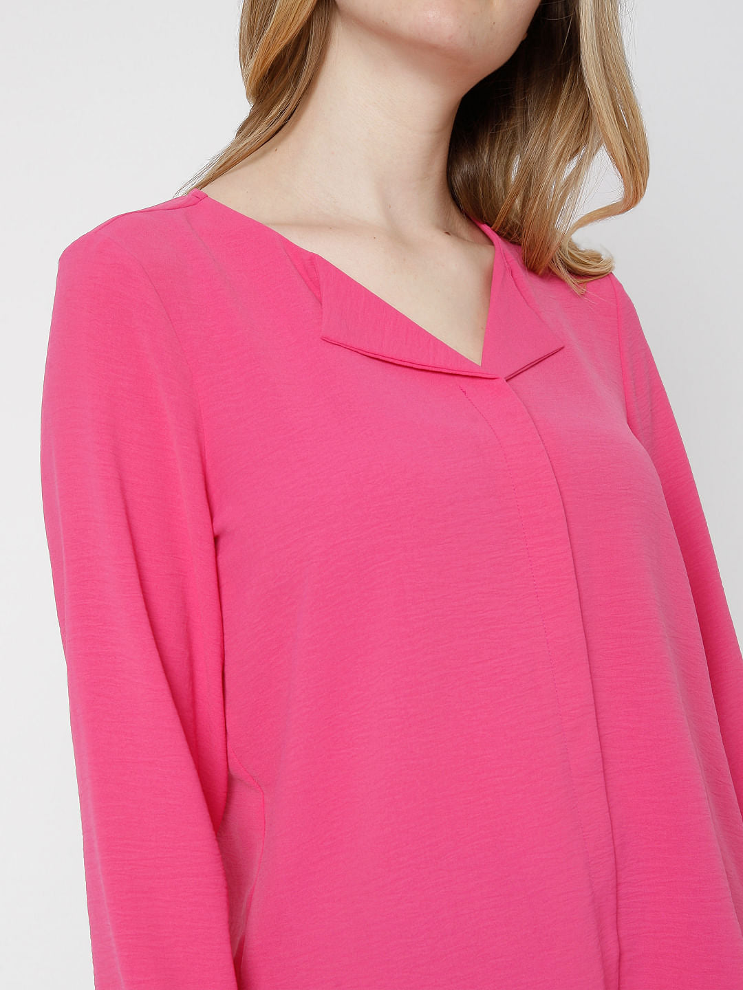 Pink Textured Shirt