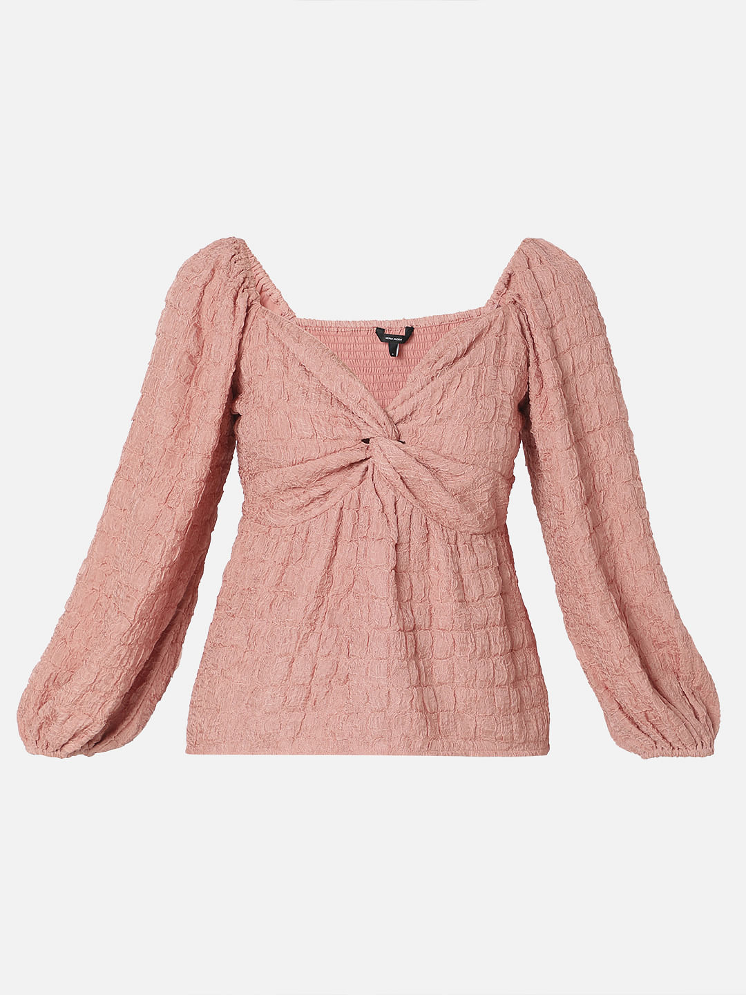 Pink Textured Top