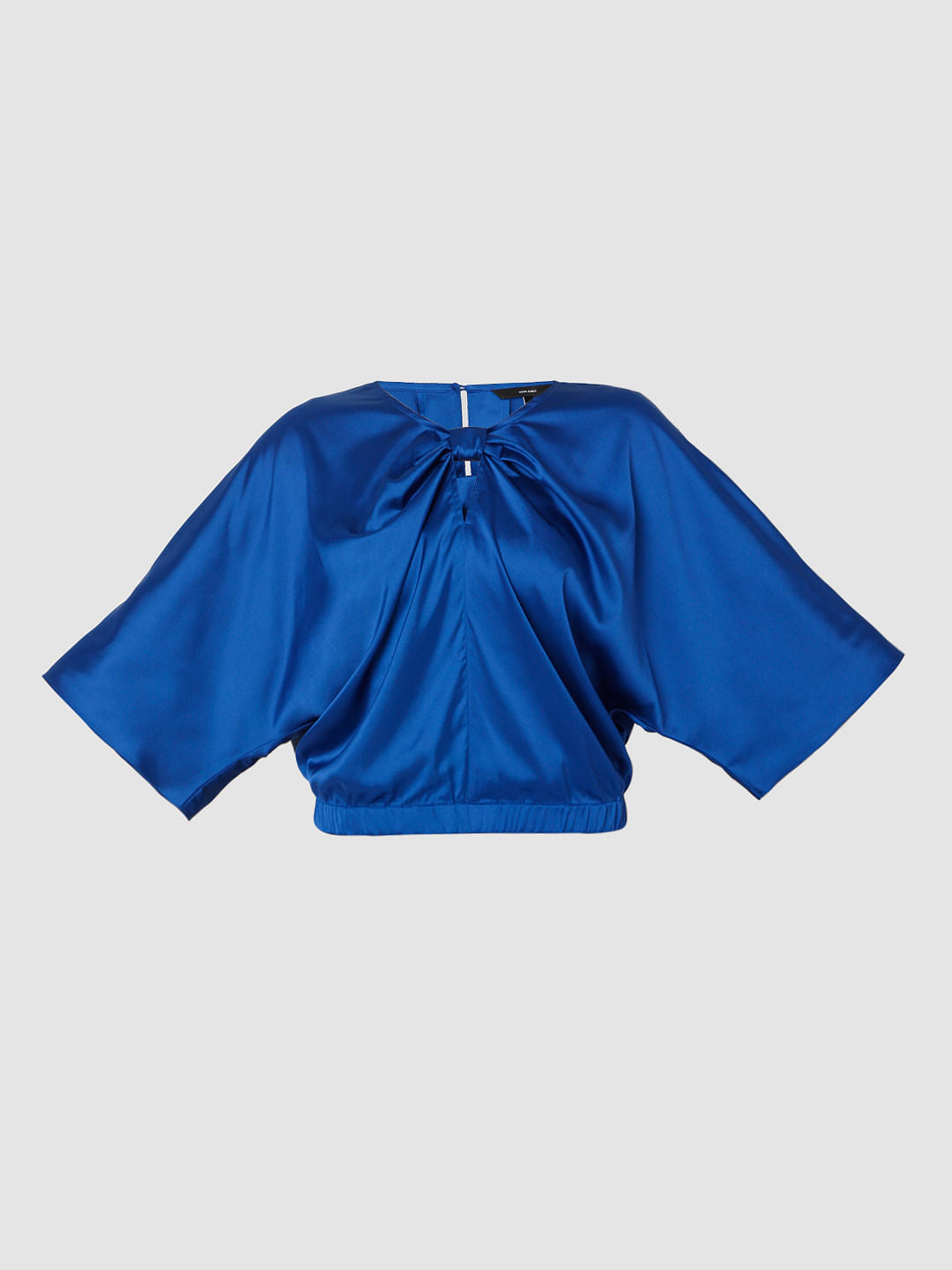 Blue Plain Coloured Top