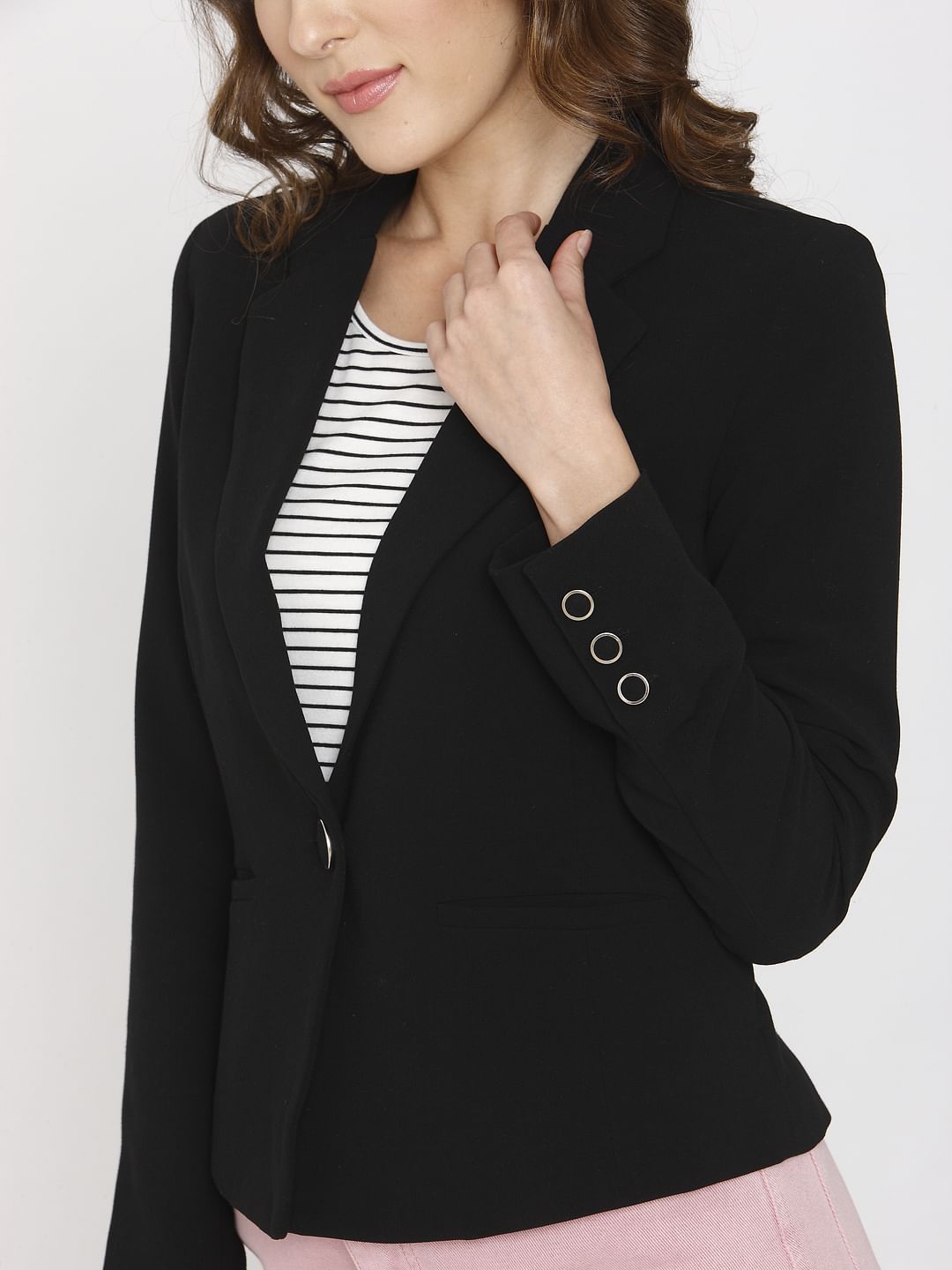 Solid Black Blazer