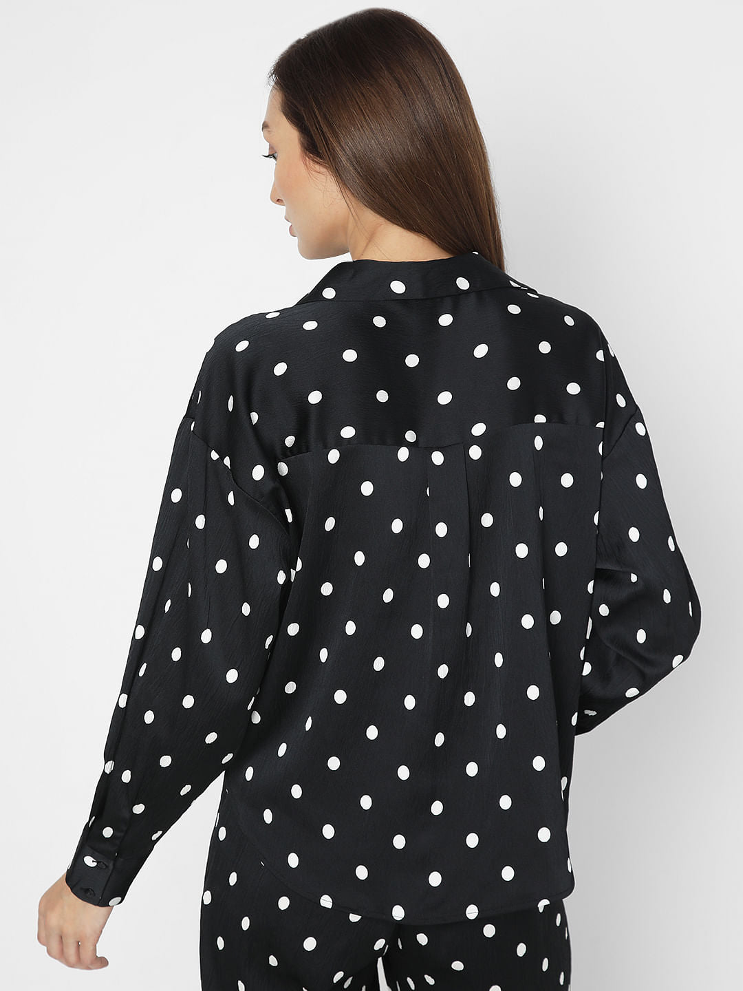Black Polka Dot Shirt
