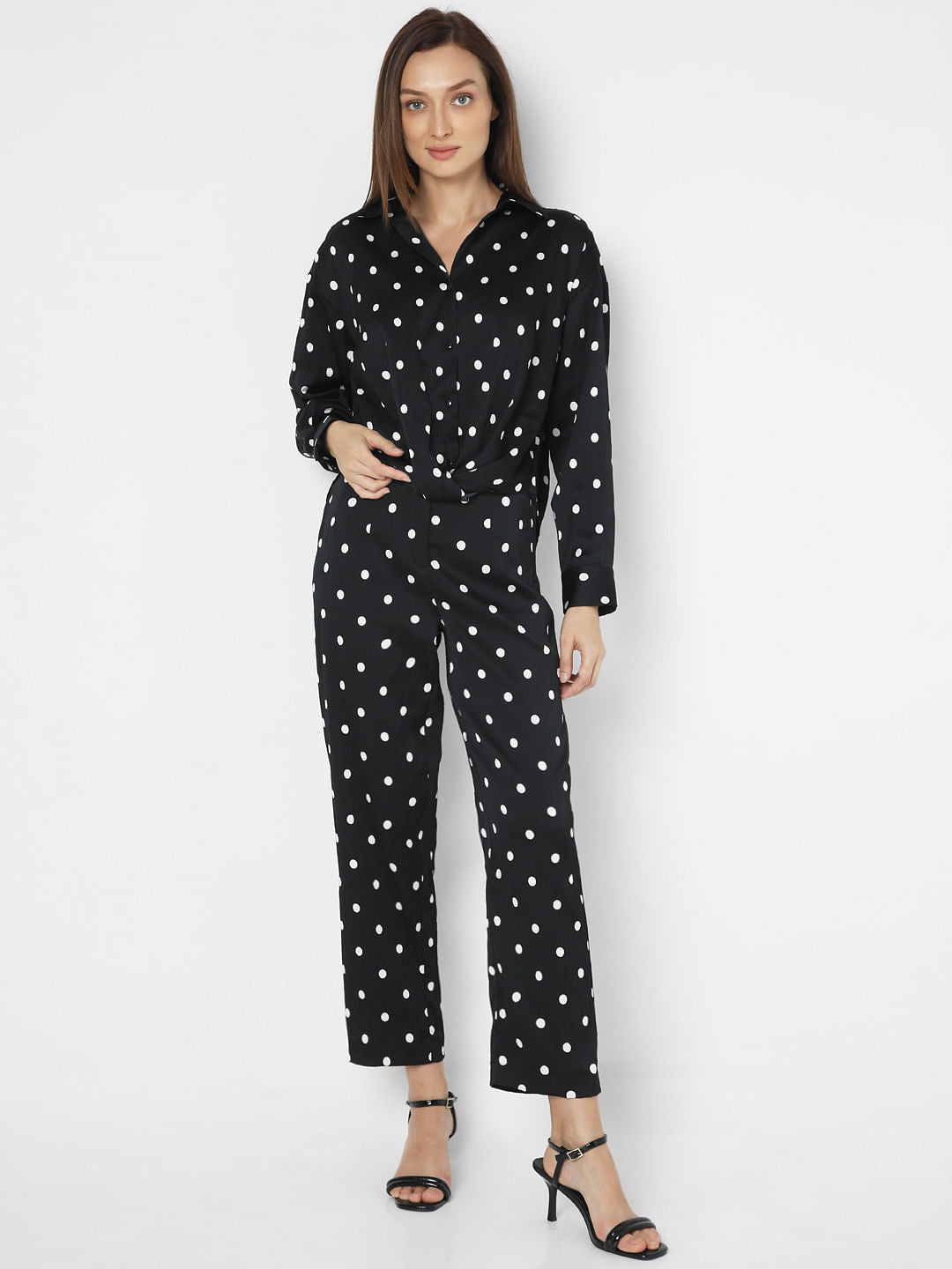 Black Polka Dot Shirt