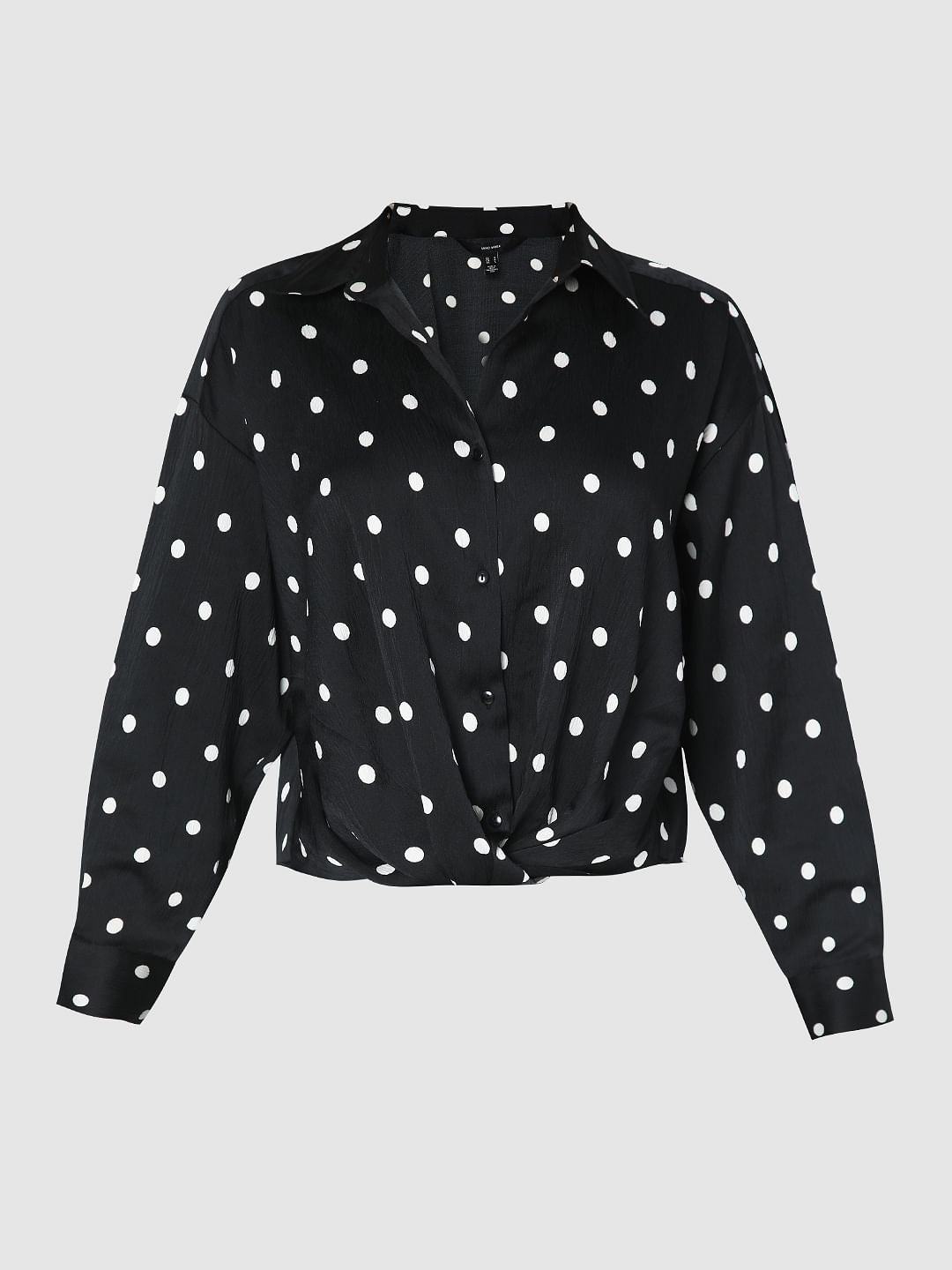 Black Polka Dot Shirt