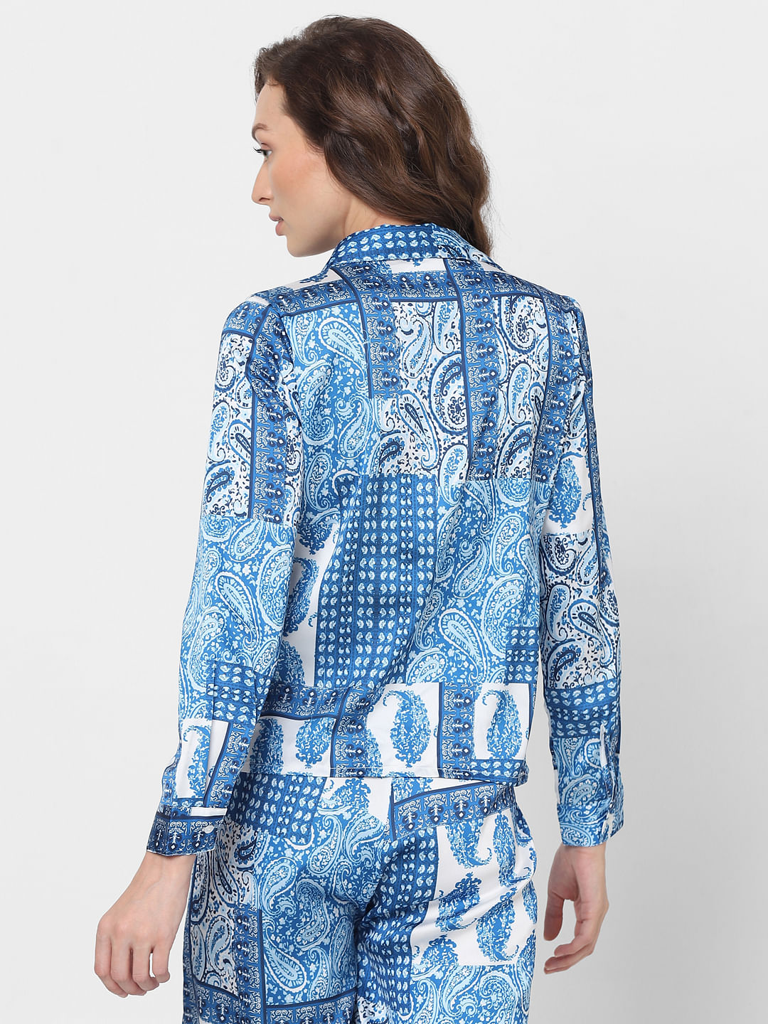 Blue All Over Printed Shirt