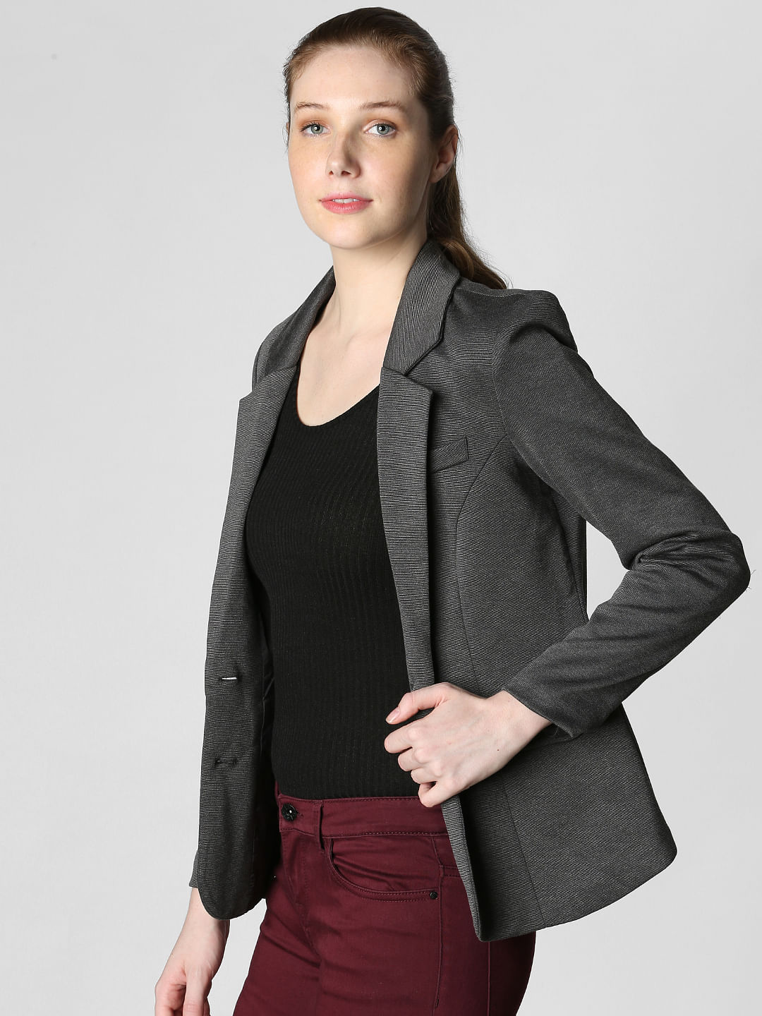 Dark Grey Formal Blazer
