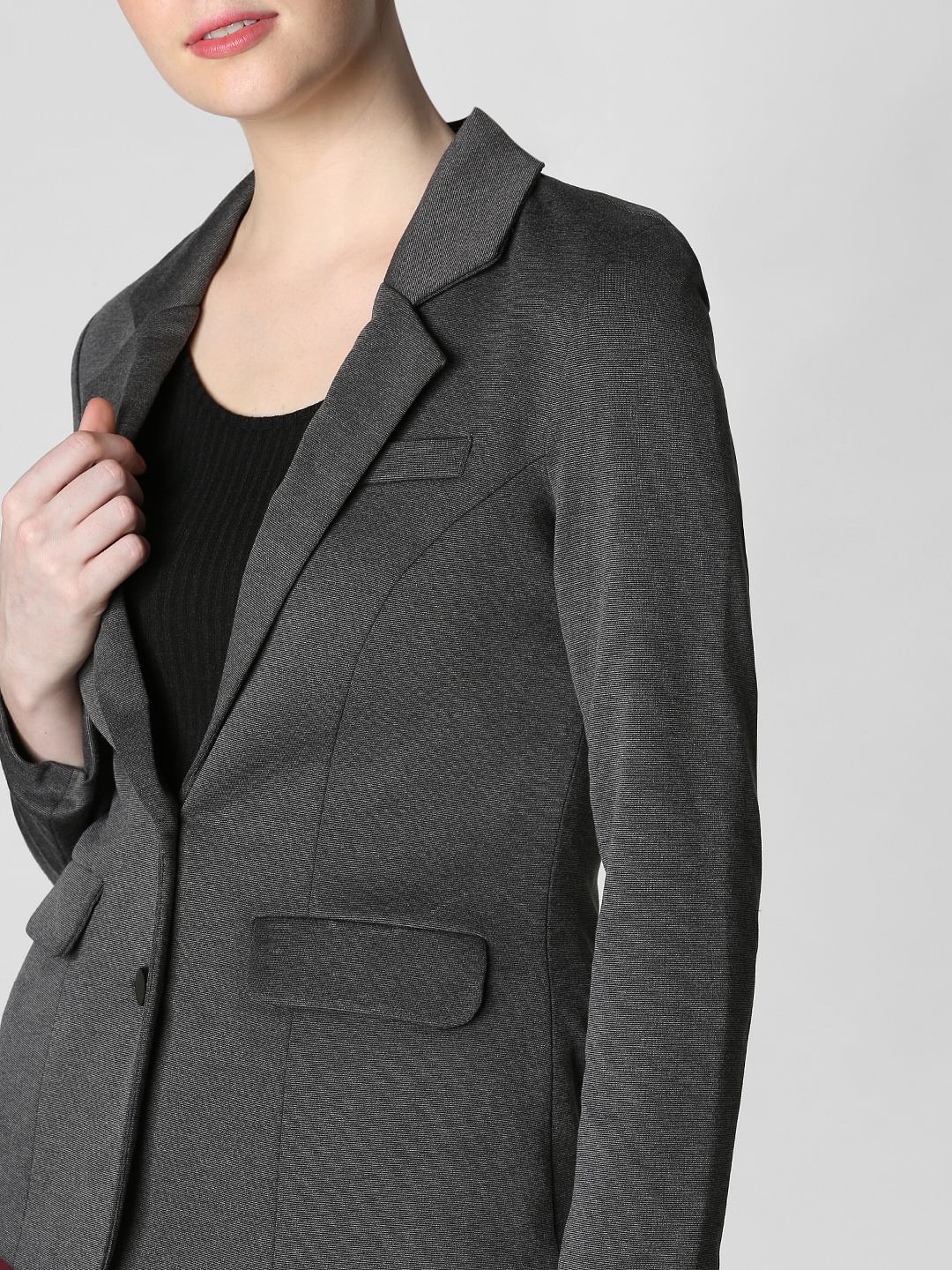Dark Grey Formal Blazer