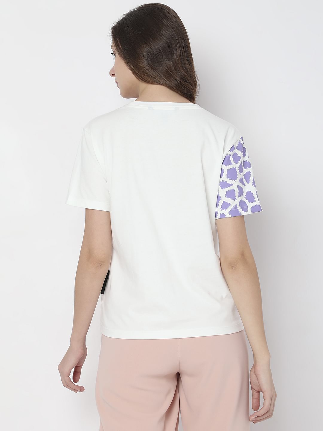 White Printed T-Shirt