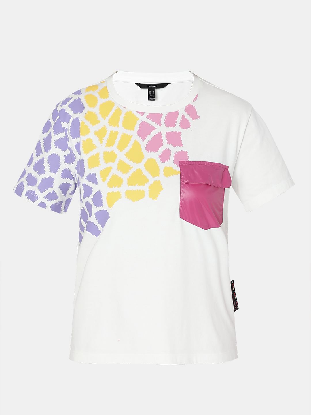 White Printed T-Shirt