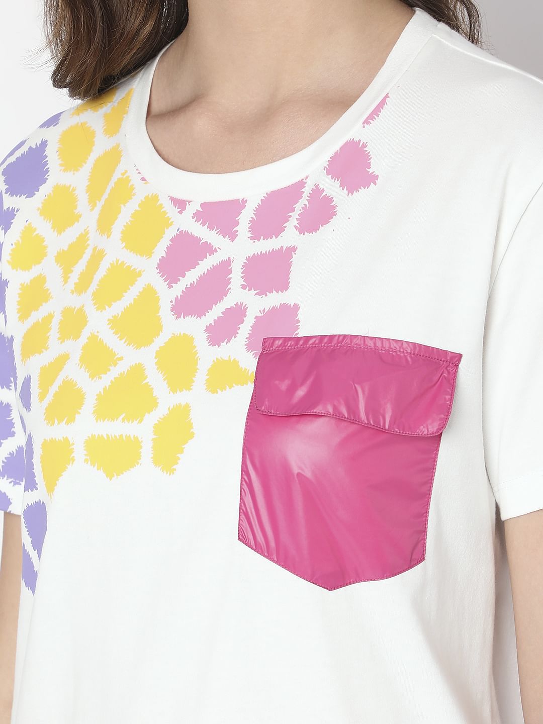 White Printed T-Shirt