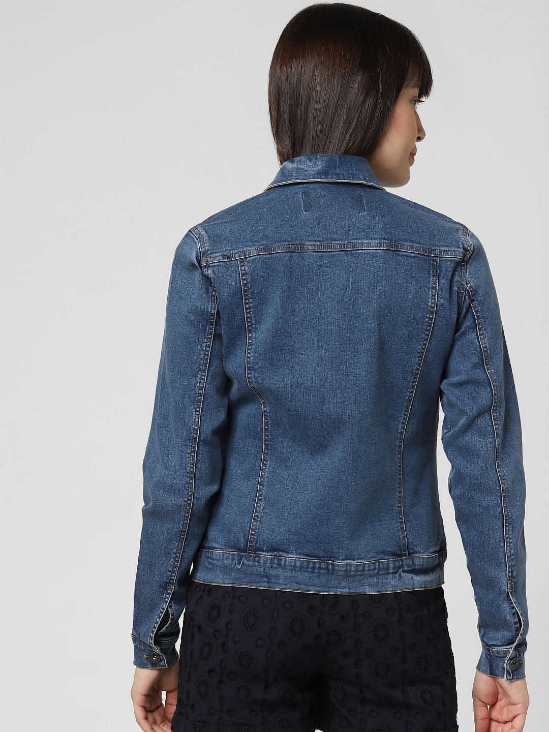 Blue Washed Denim Jacket