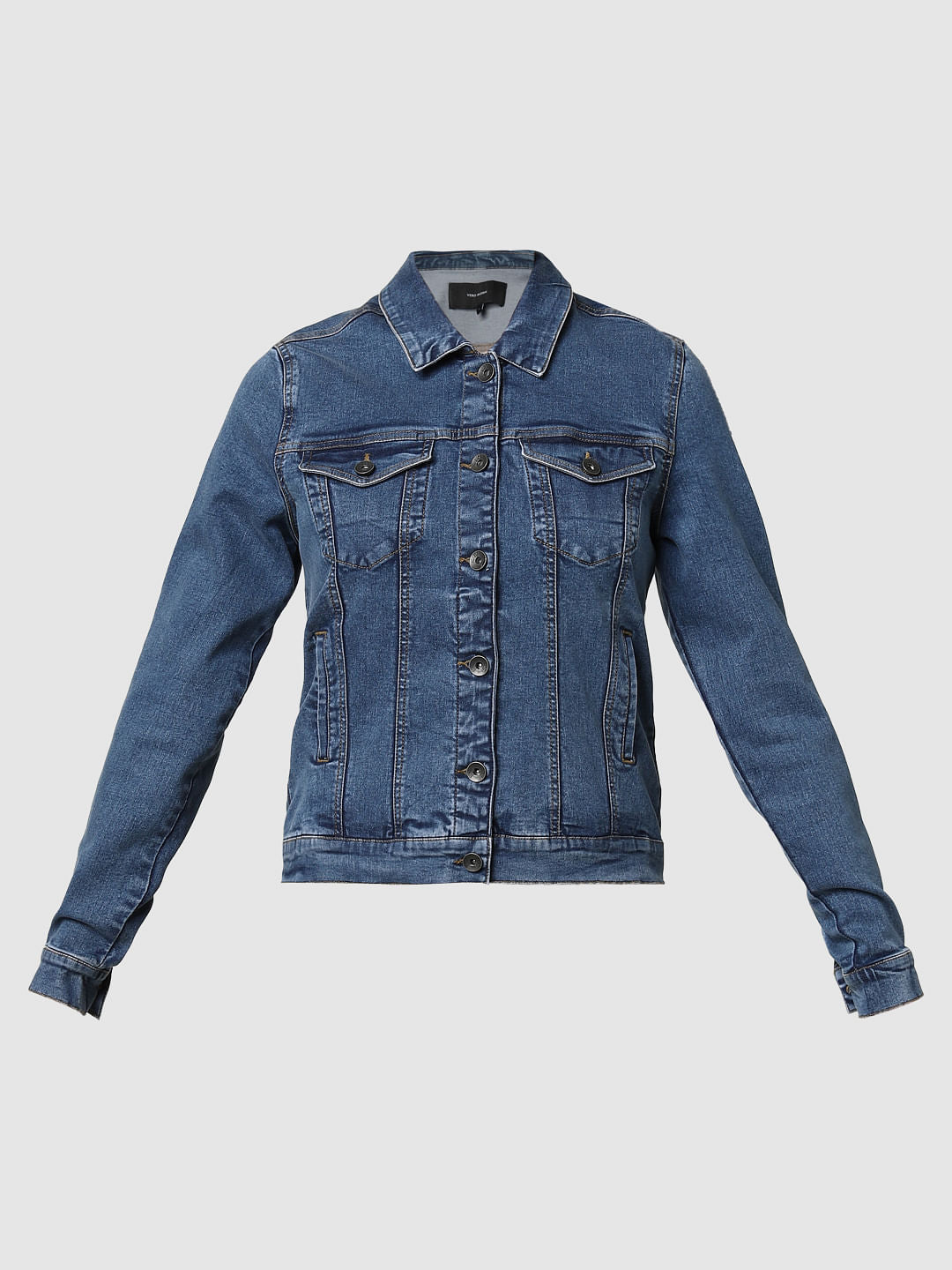 Blue Washed Denim Jacket