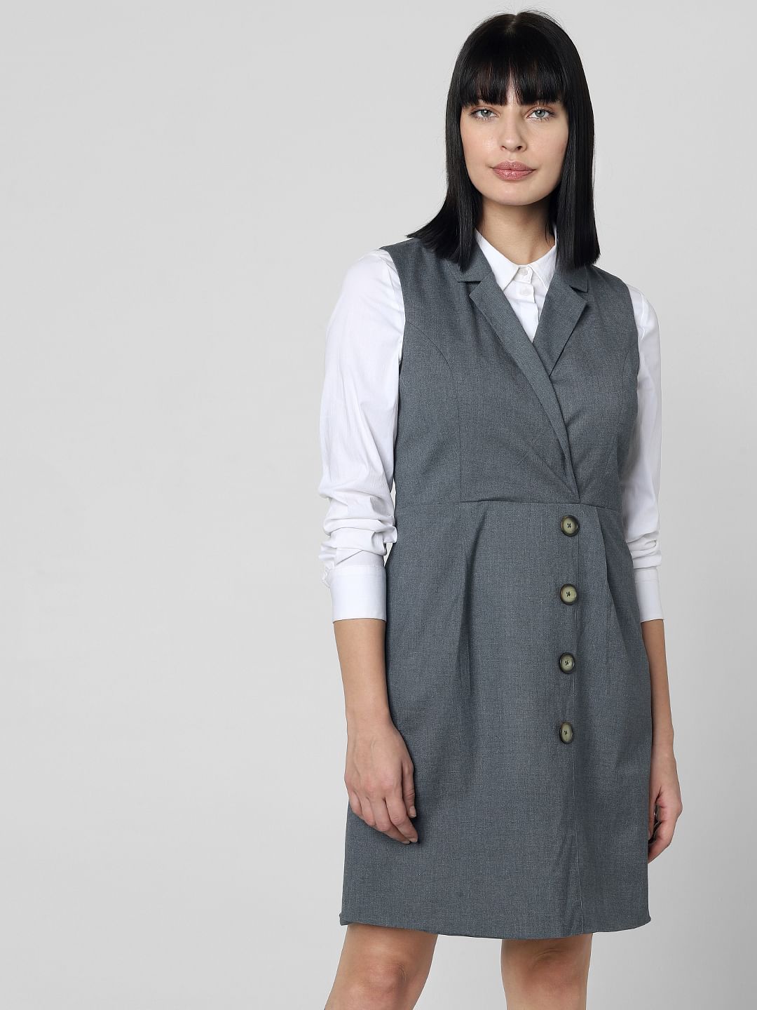 Grey Shift Dress
