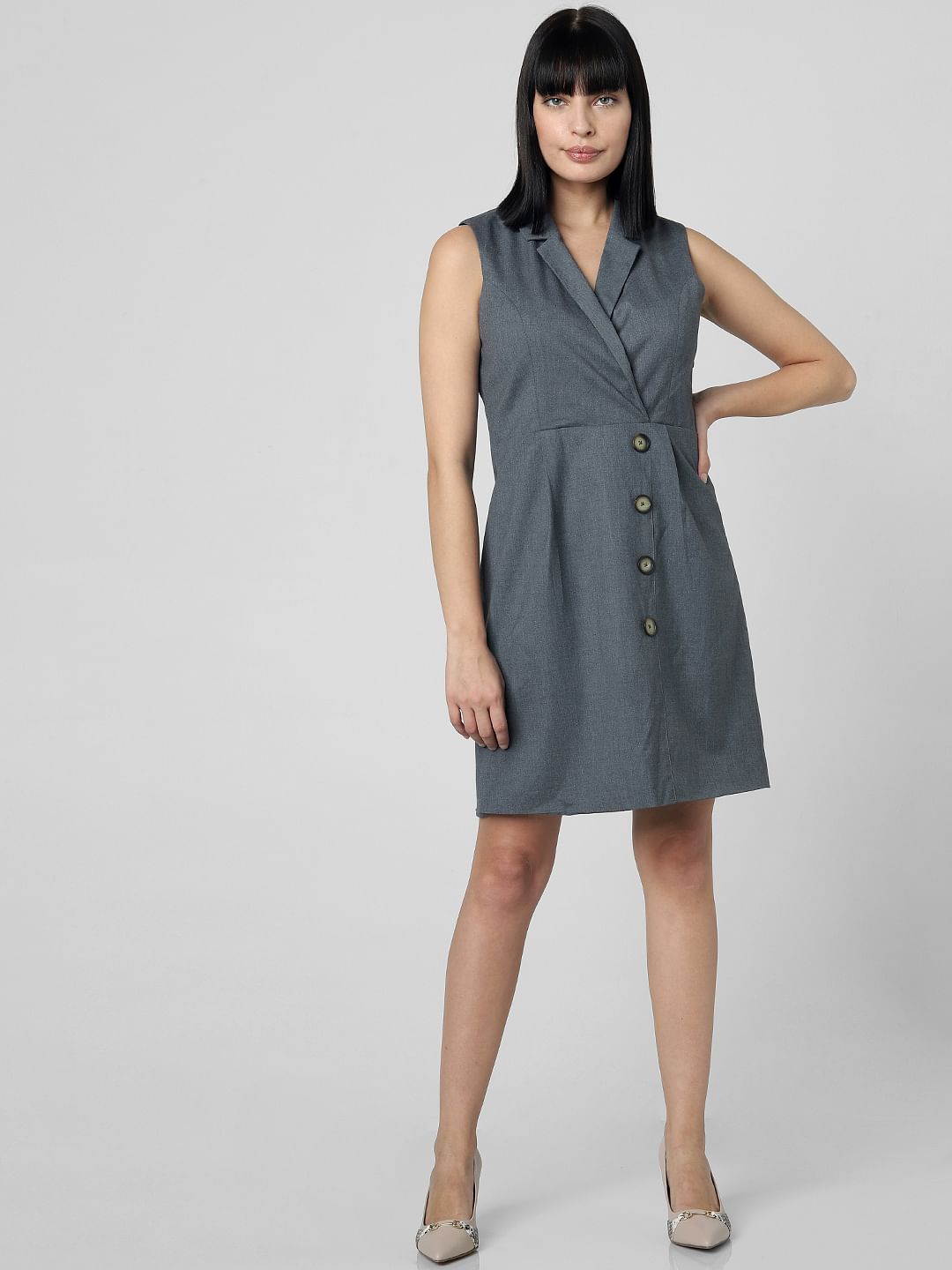 Grey Shift Dress