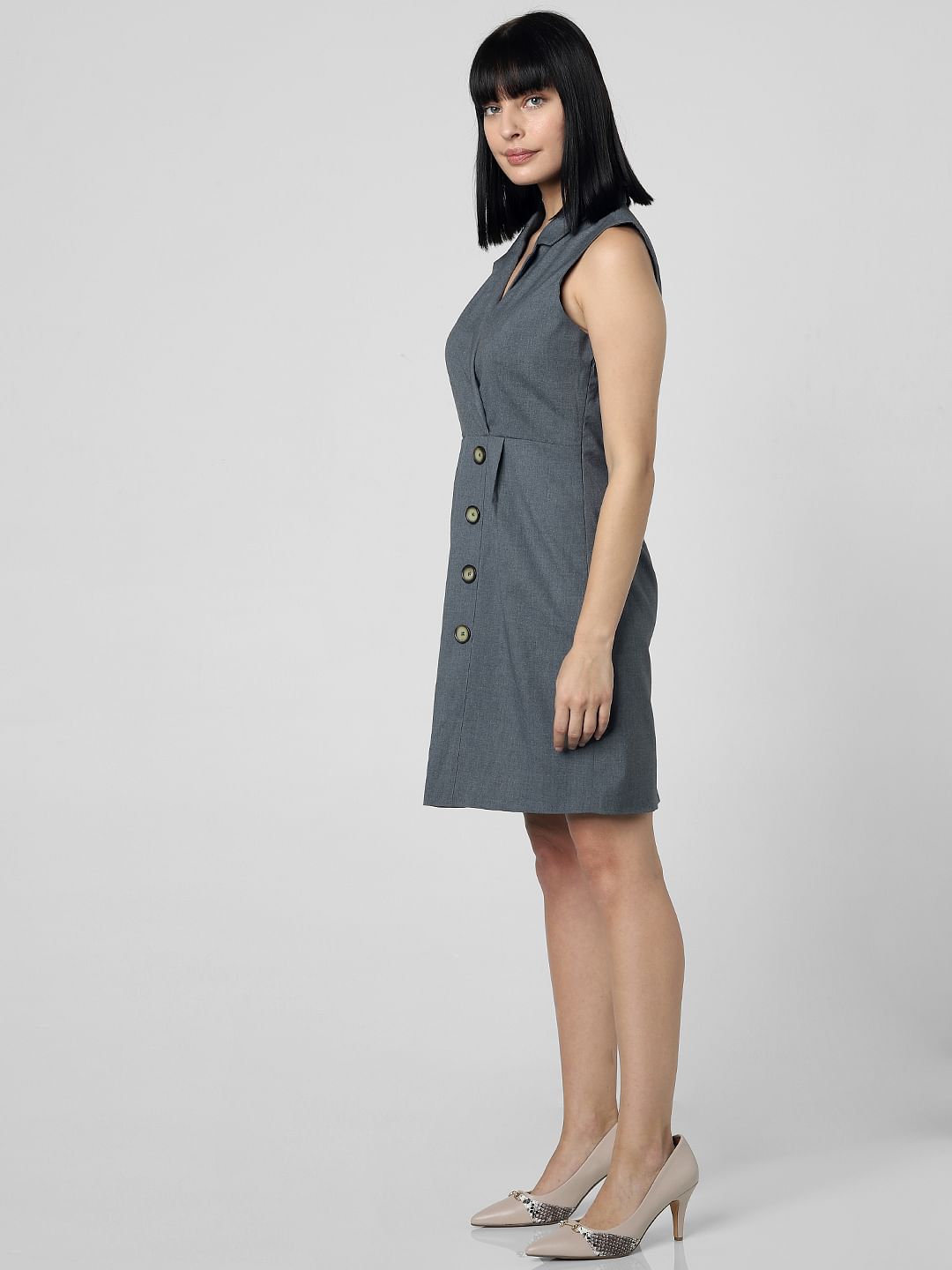 Grey Shift Dress