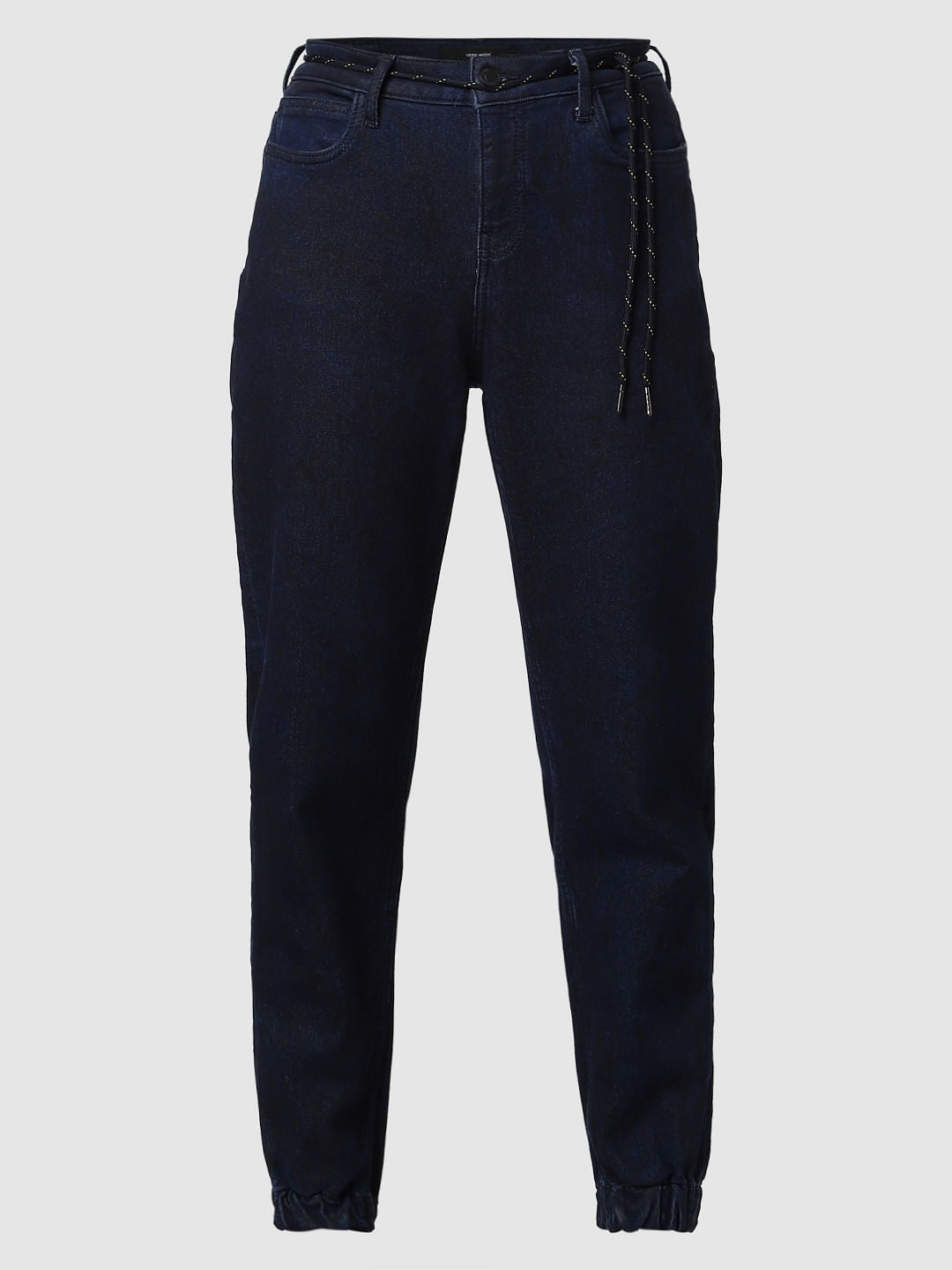 Dark Blue High Rise Joggers