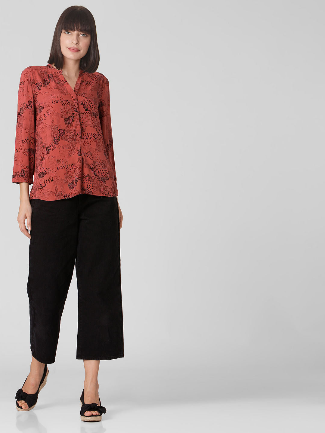 Rust All Over Print Top