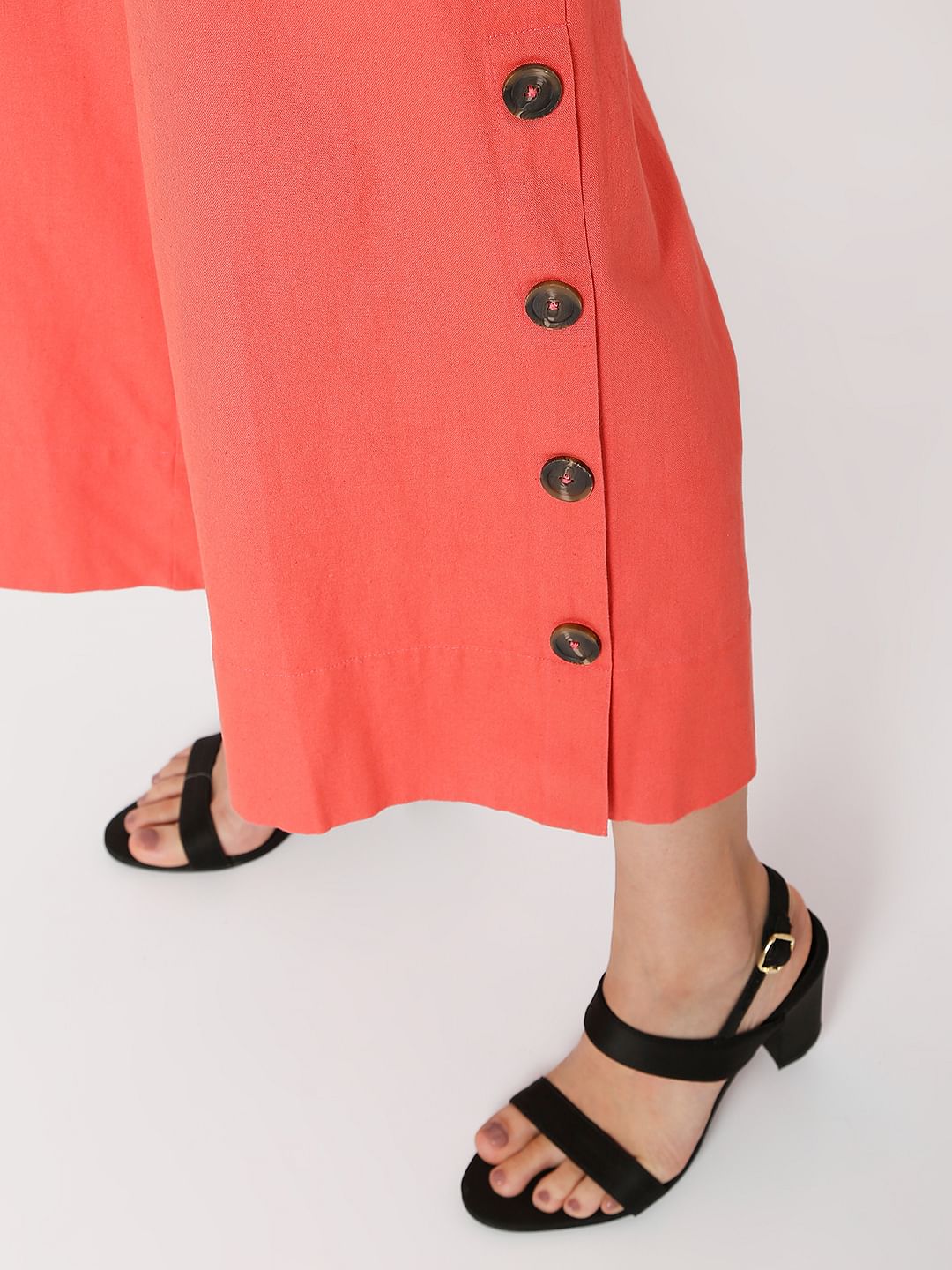 Pink High Rise Co-Ord Pants