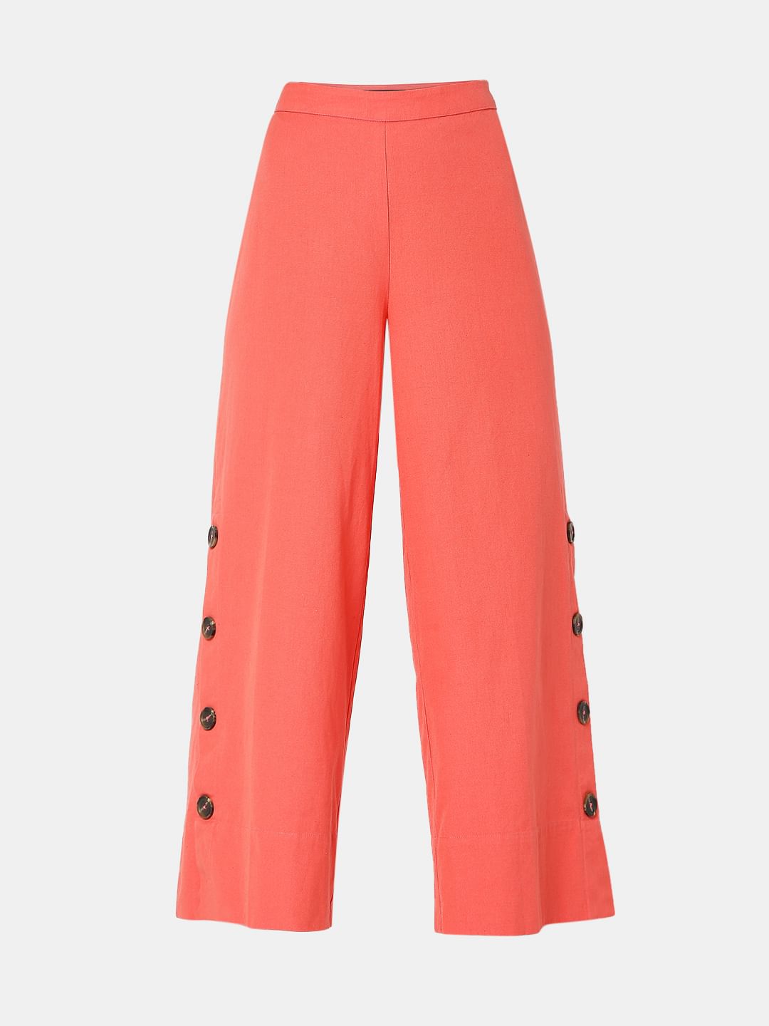 Pink High Rise Co-Ord Pants
