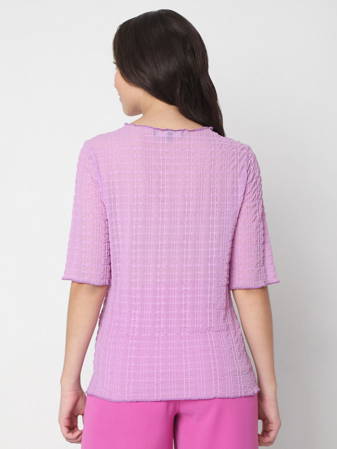 Purple Textured Top
