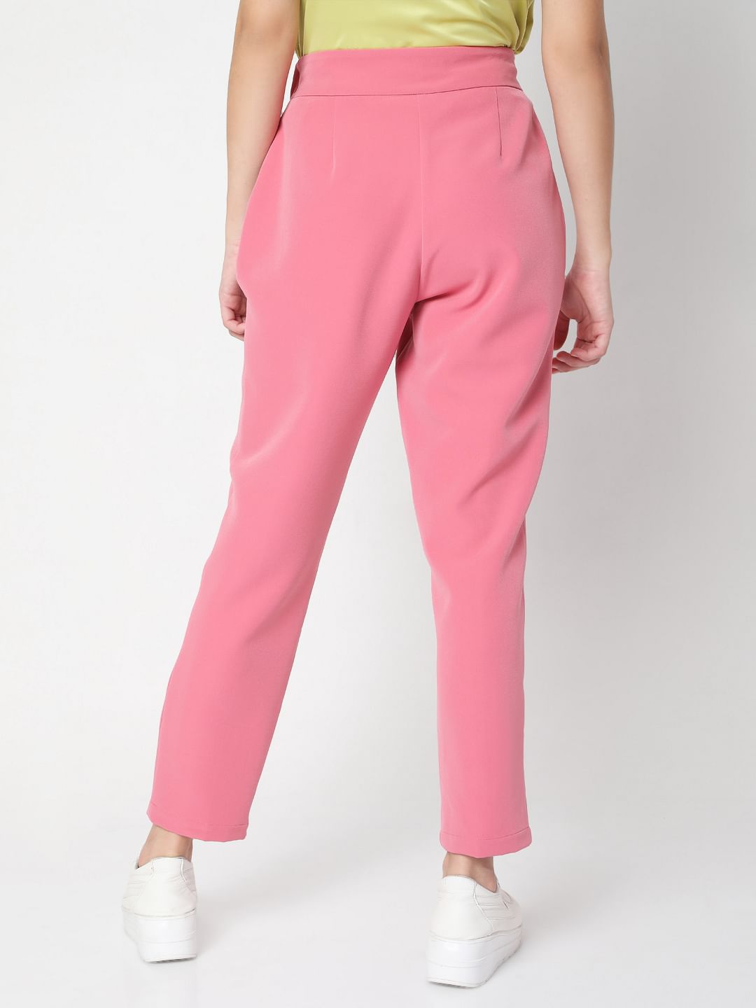 Pink Tailored Trousers