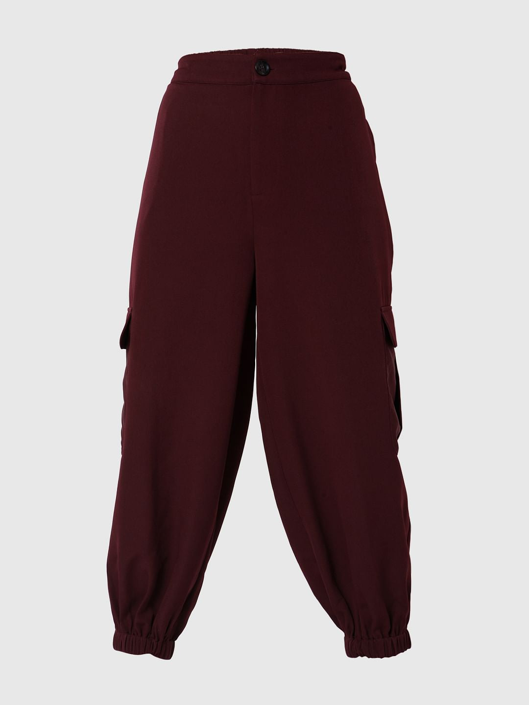 Maroon Baggy Pants