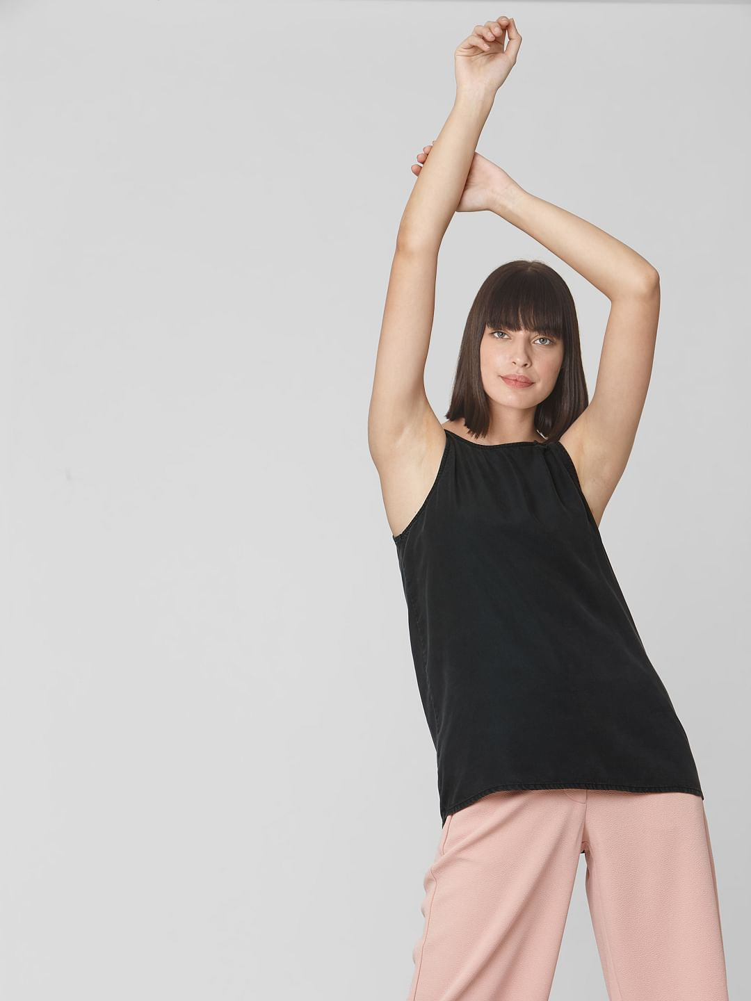 Black Sleeveless Top