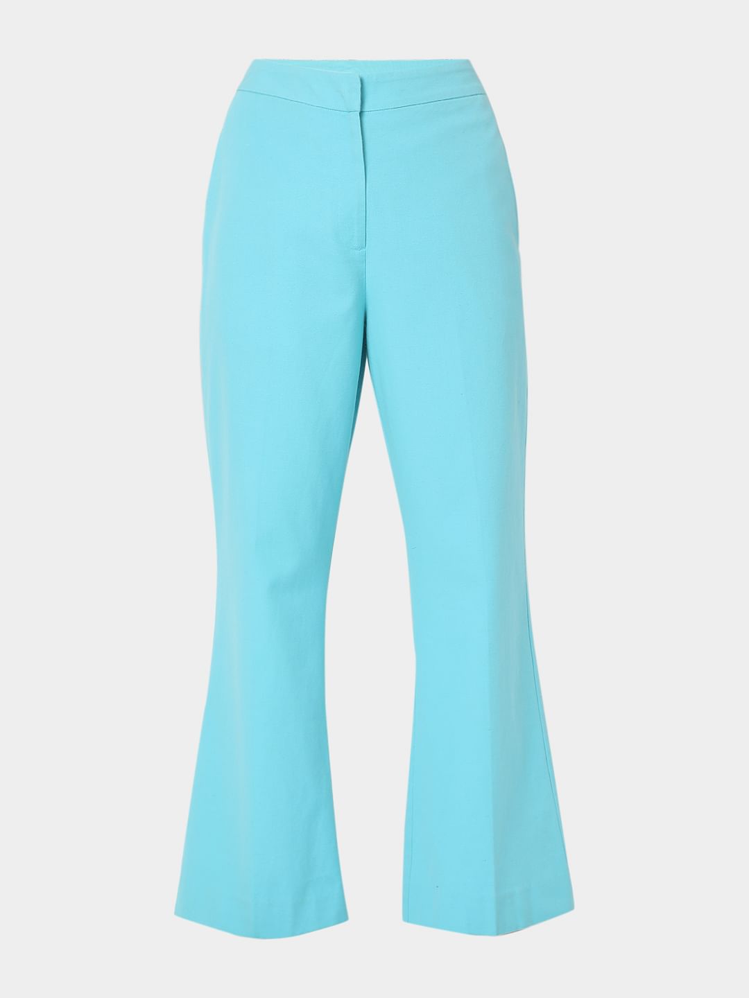 Blue High Rise Tailored Co-Ord Set Pants