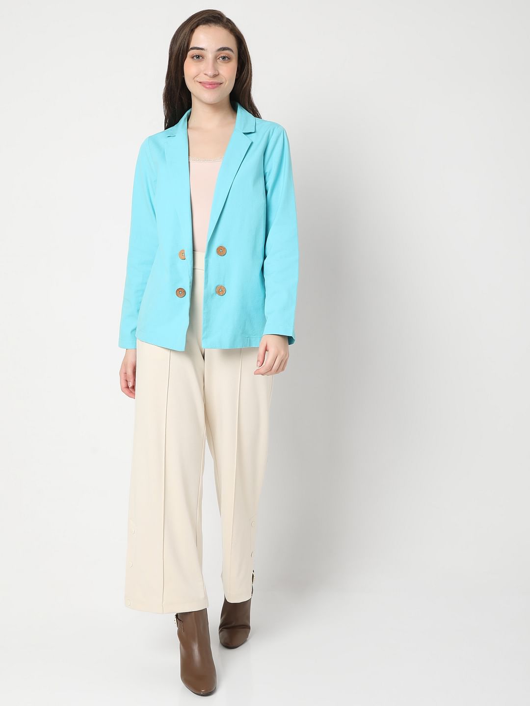 Light Blue Co-Ord Set Blazer