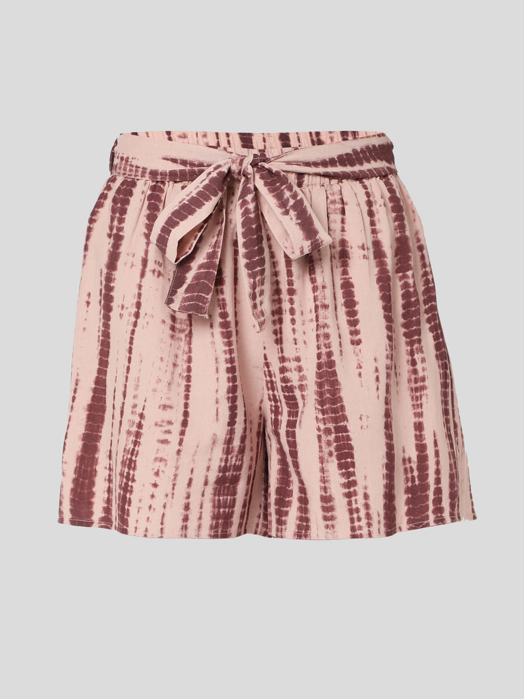 Pink Organic Cotton Tie Dye Shorts