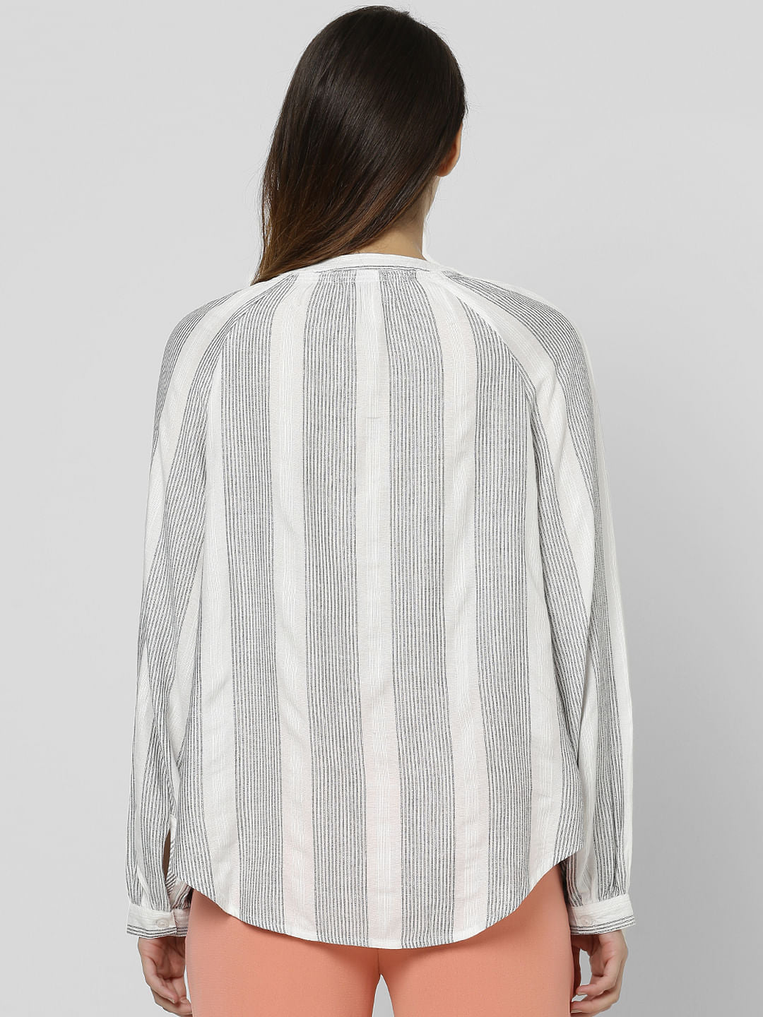 White Striped Shirt