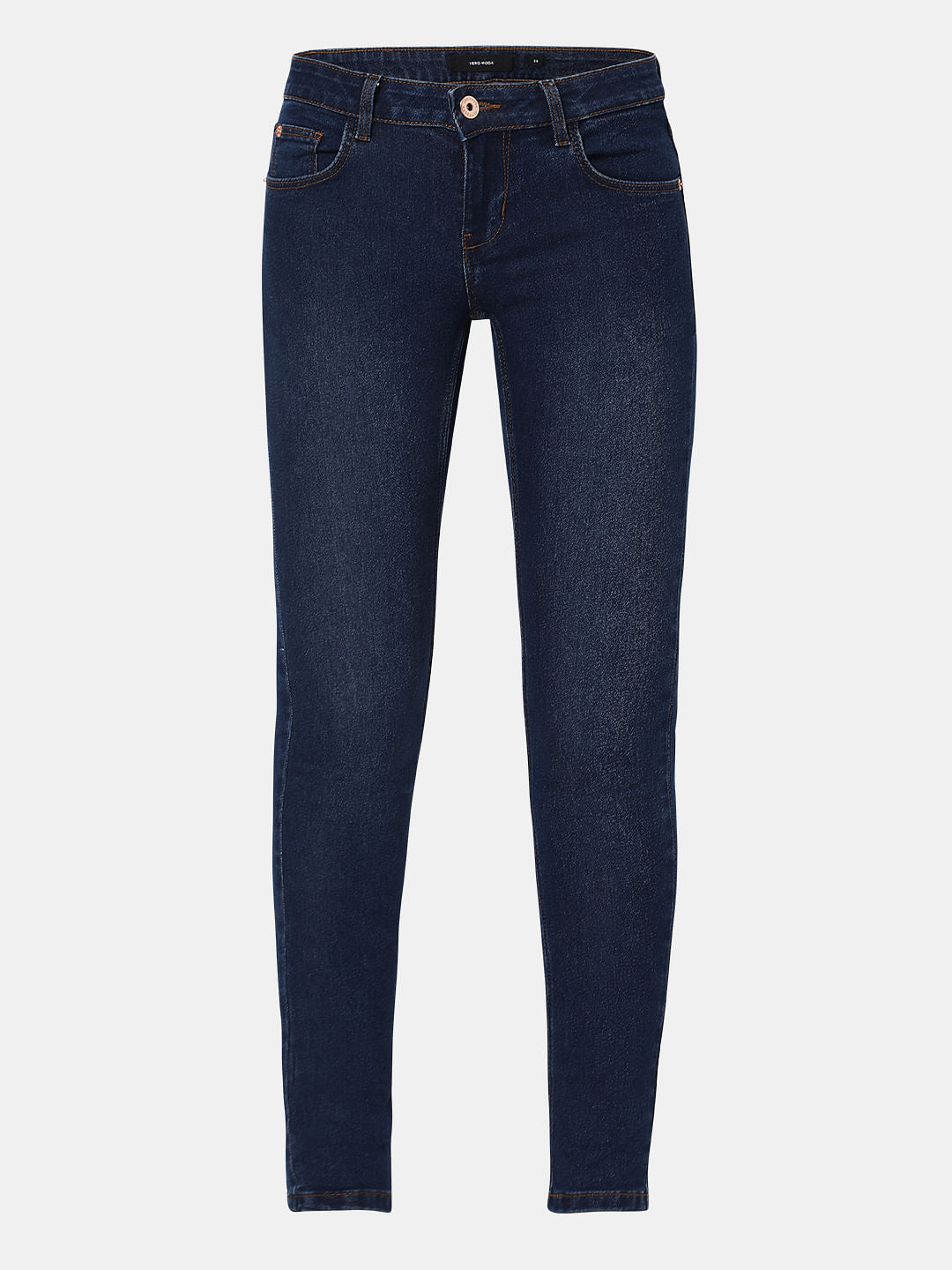 Dark Blue Low Rise Wendy Skinny Jeans