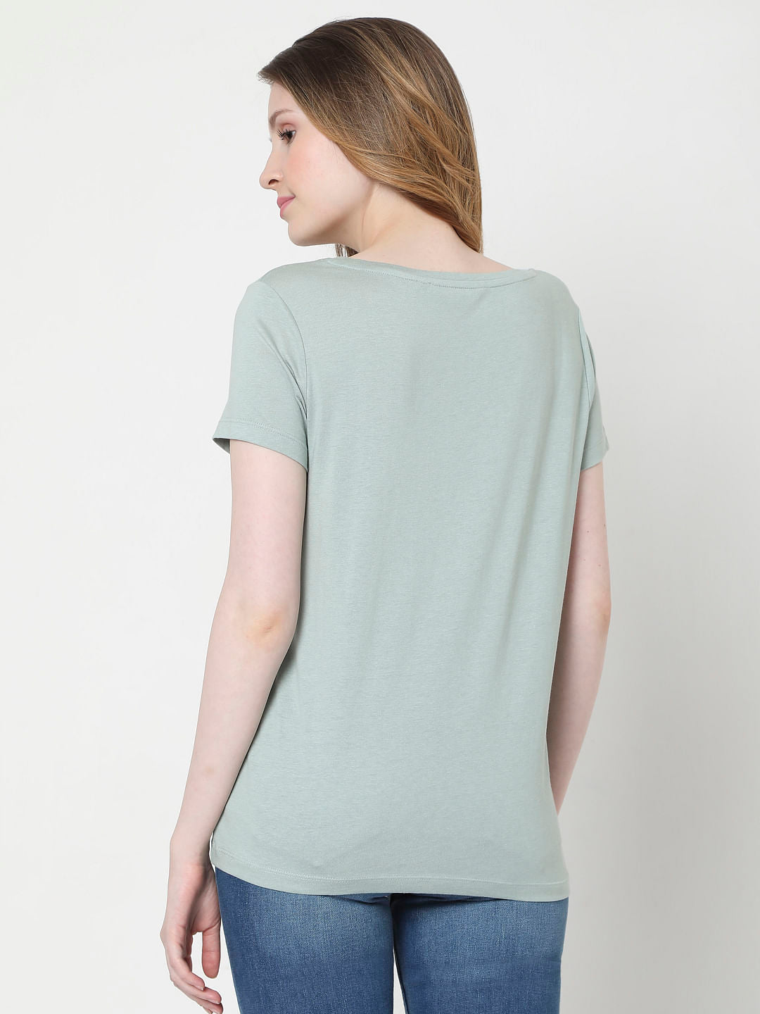 Green Graphic Print T-Shirt