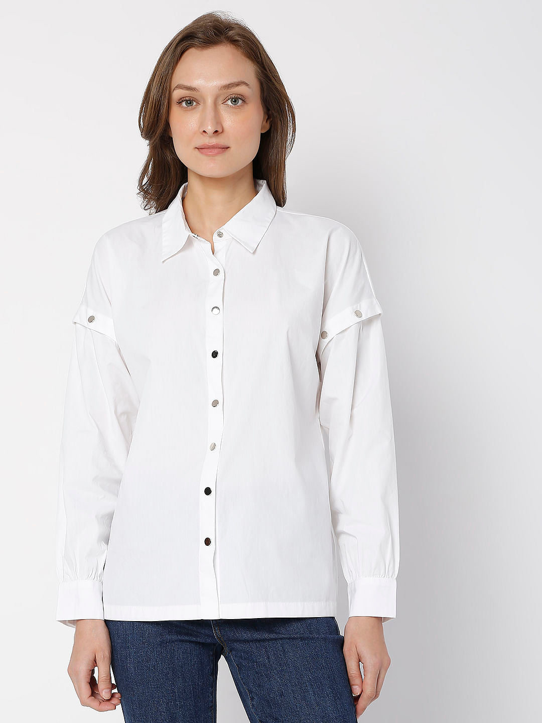 White Poplin Shirt