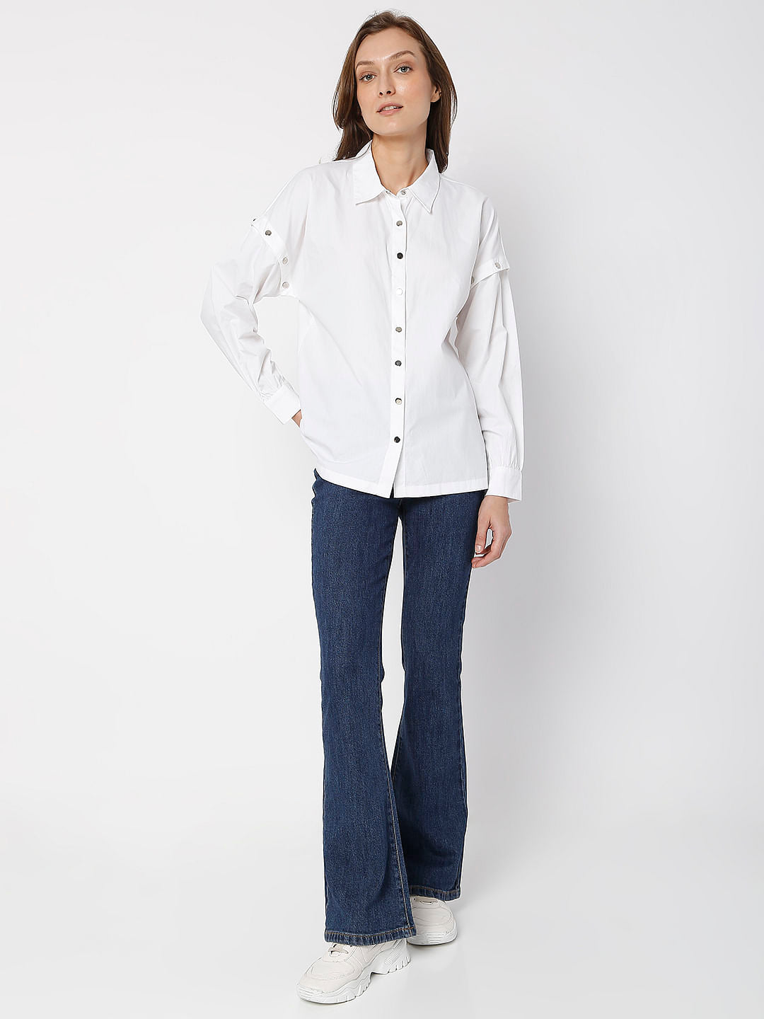 White Poplin Shirt