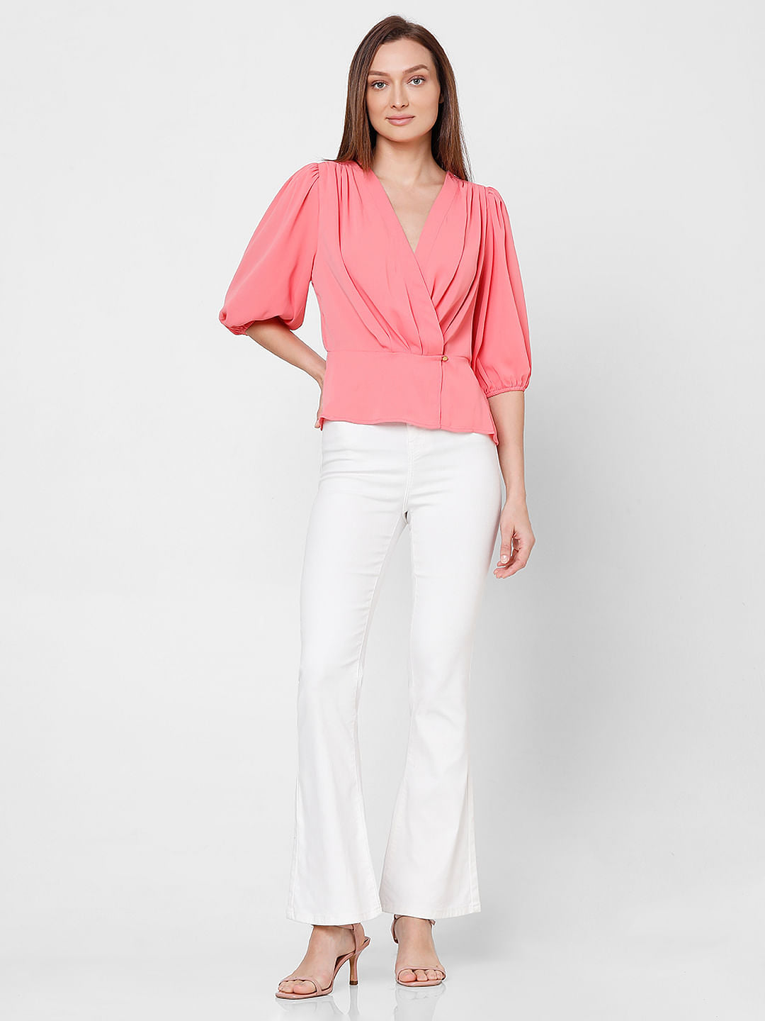 Pink Wrap Top