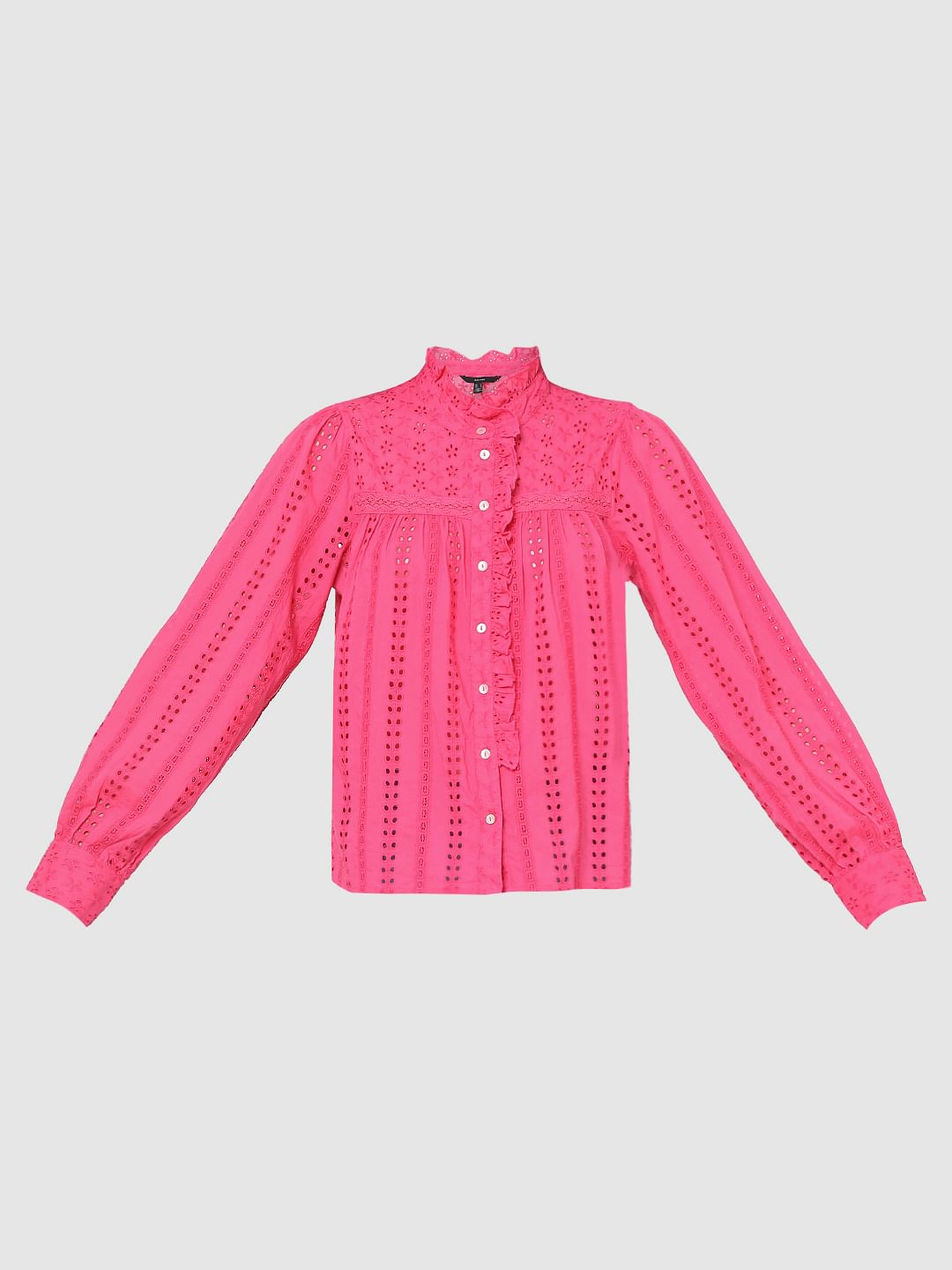 Pink Schiffli Shirt