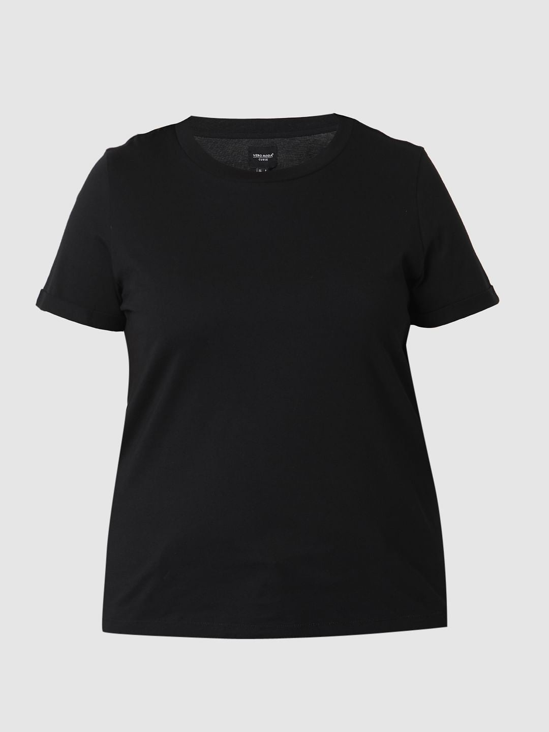 Curve Black Organic Cotton T-Shirt