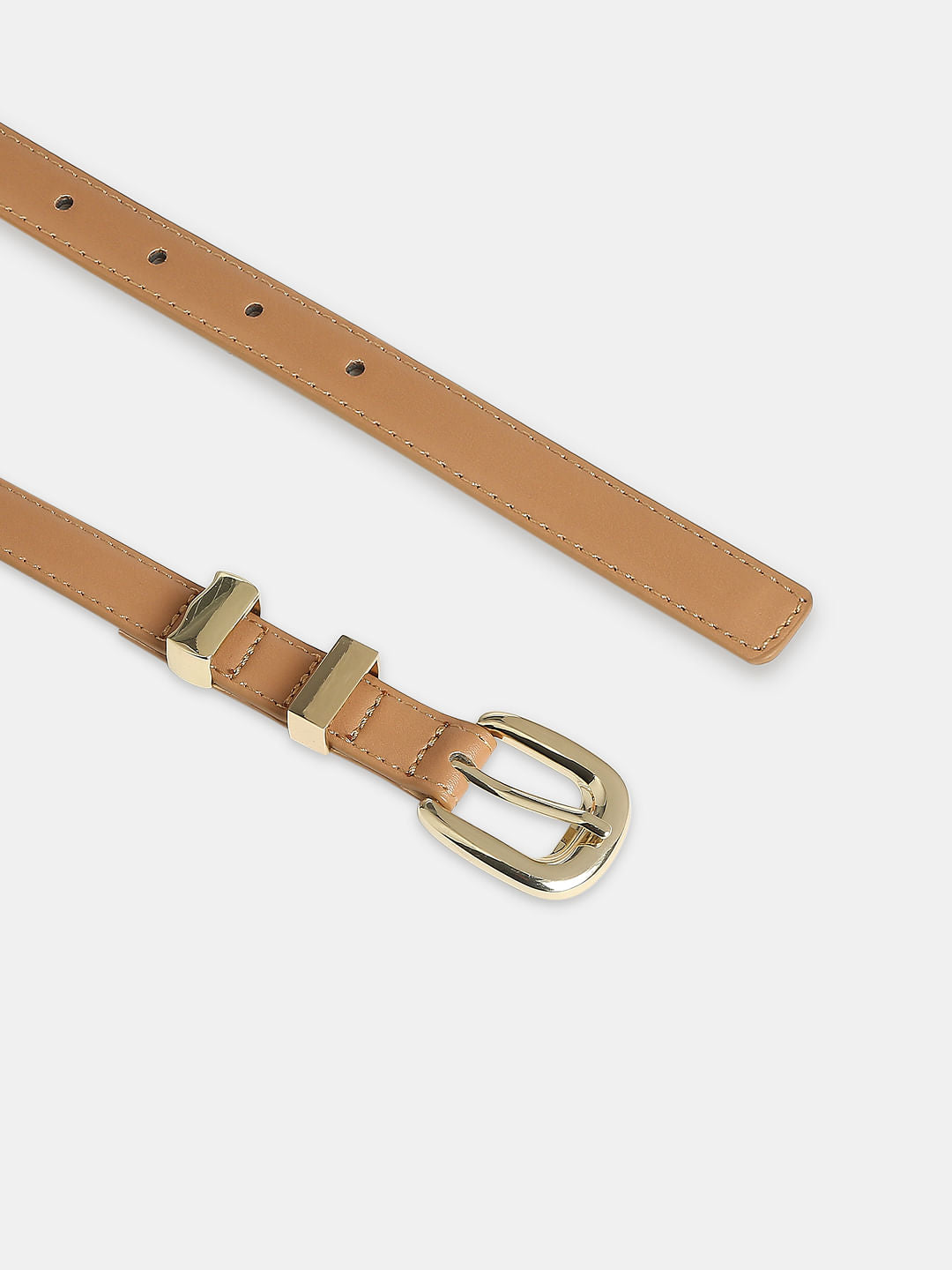 Brown Slim Jeans Belt