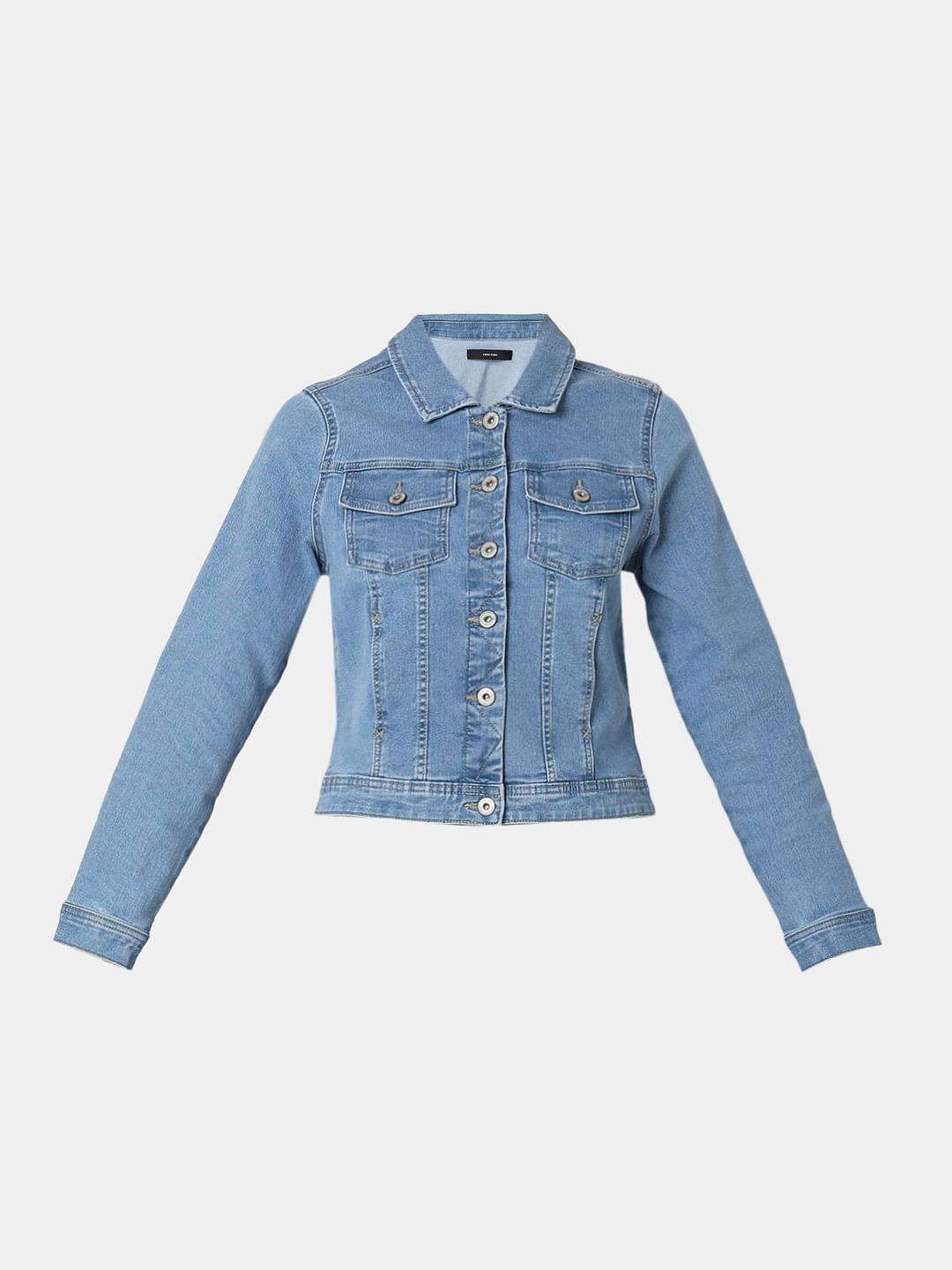 Blue Light Washed Denim Jacket